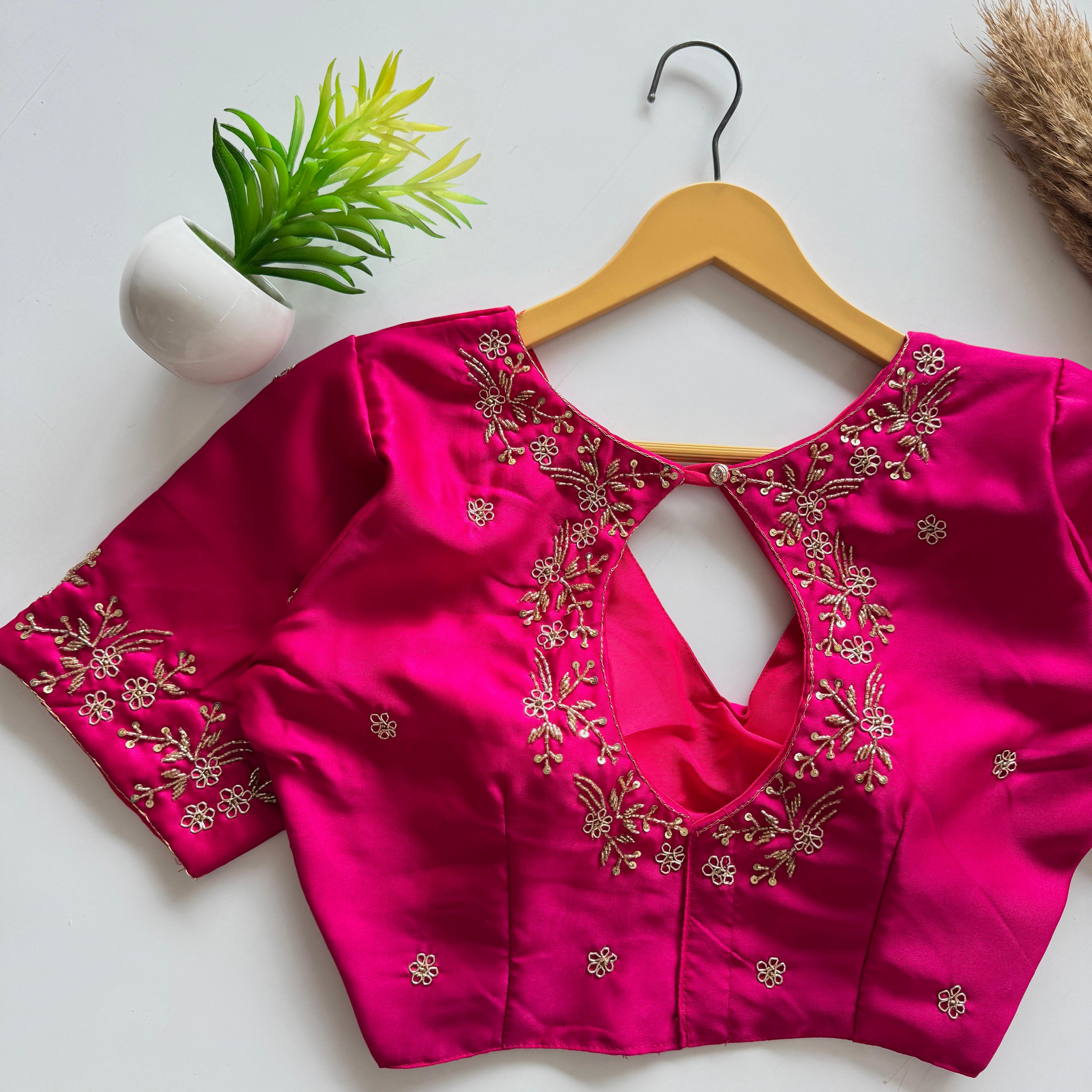 Silk designer blouse