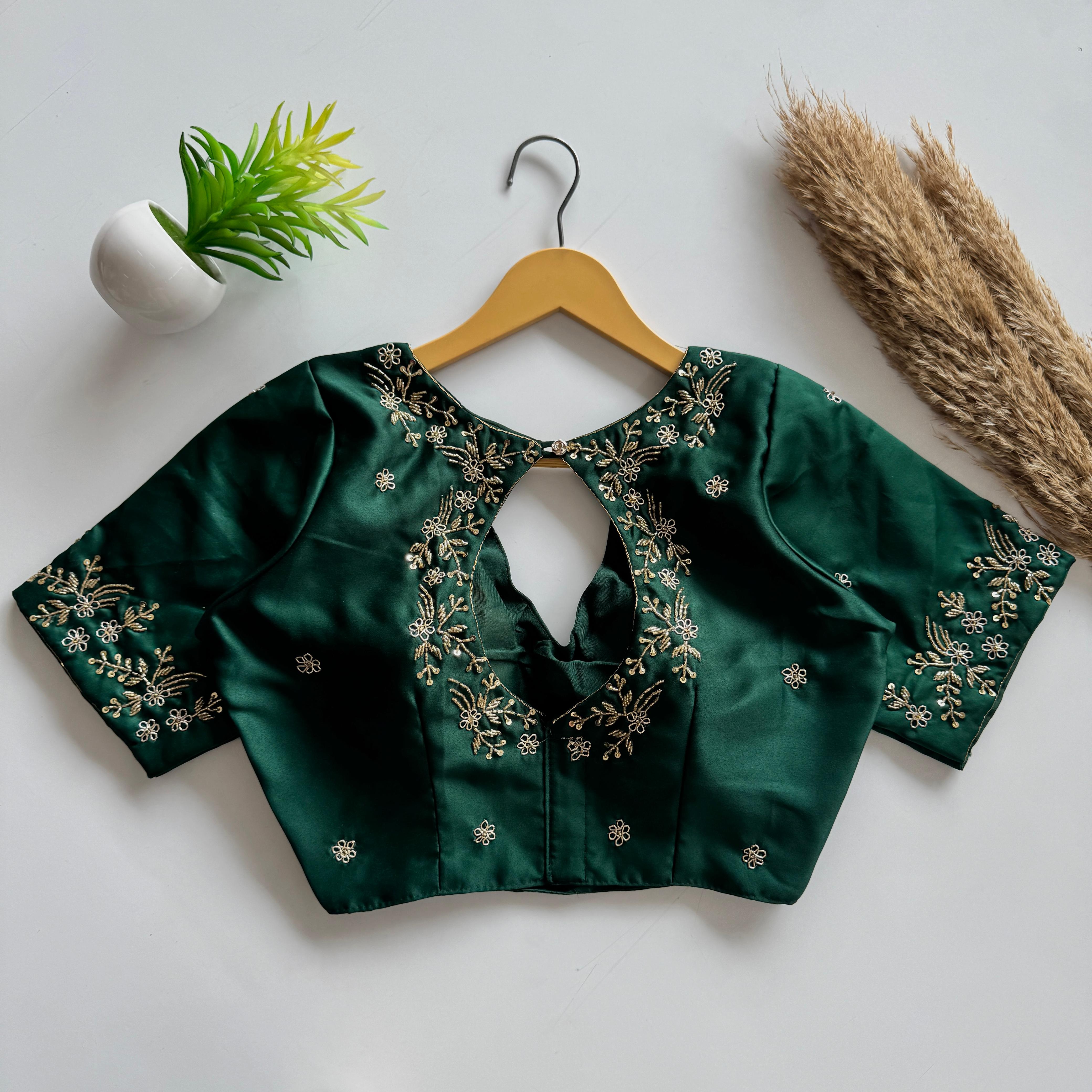 Silk designer blouse