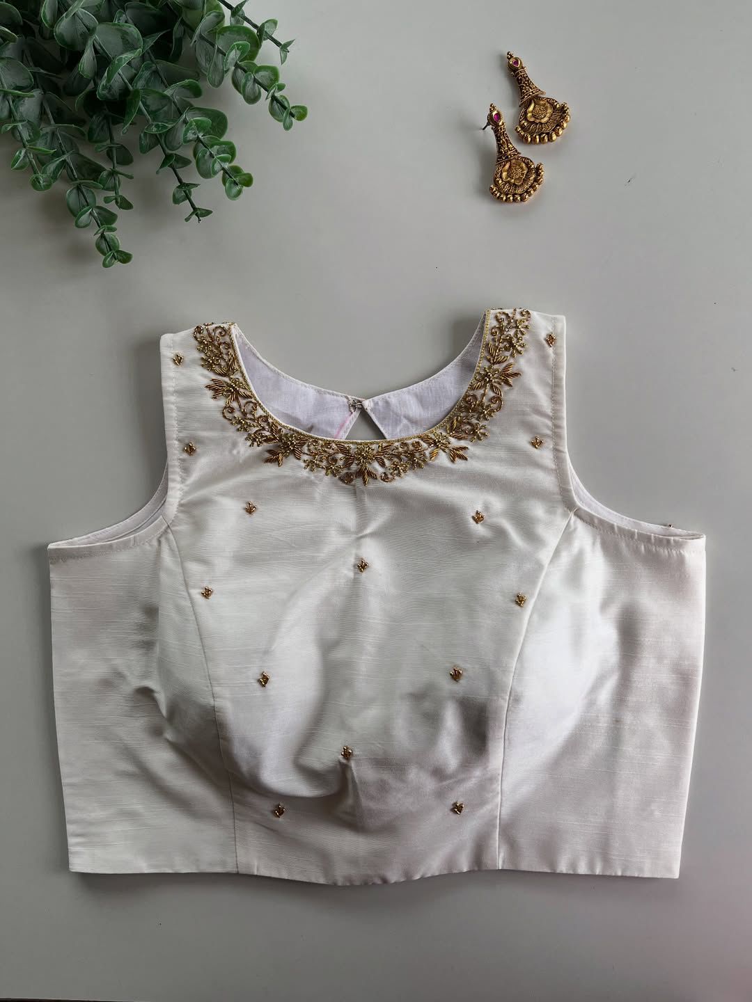 Silk designer blouse