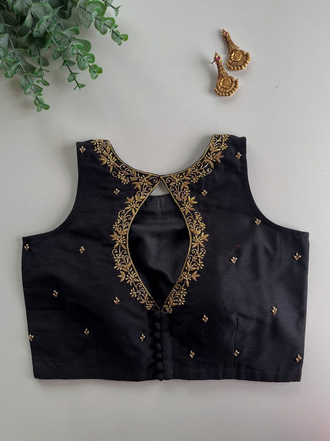 Silk designer blouse