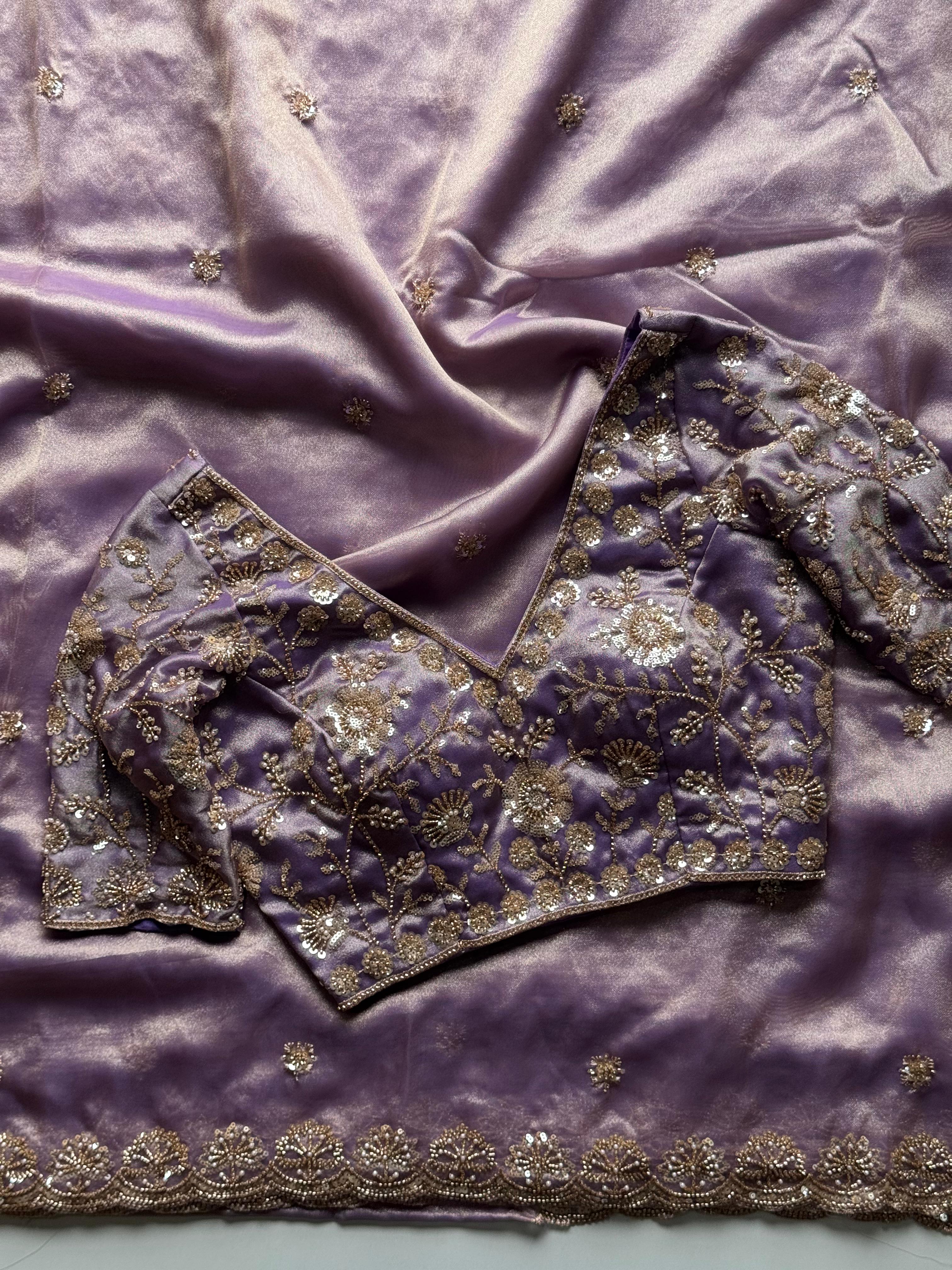 Cocktail designer saree