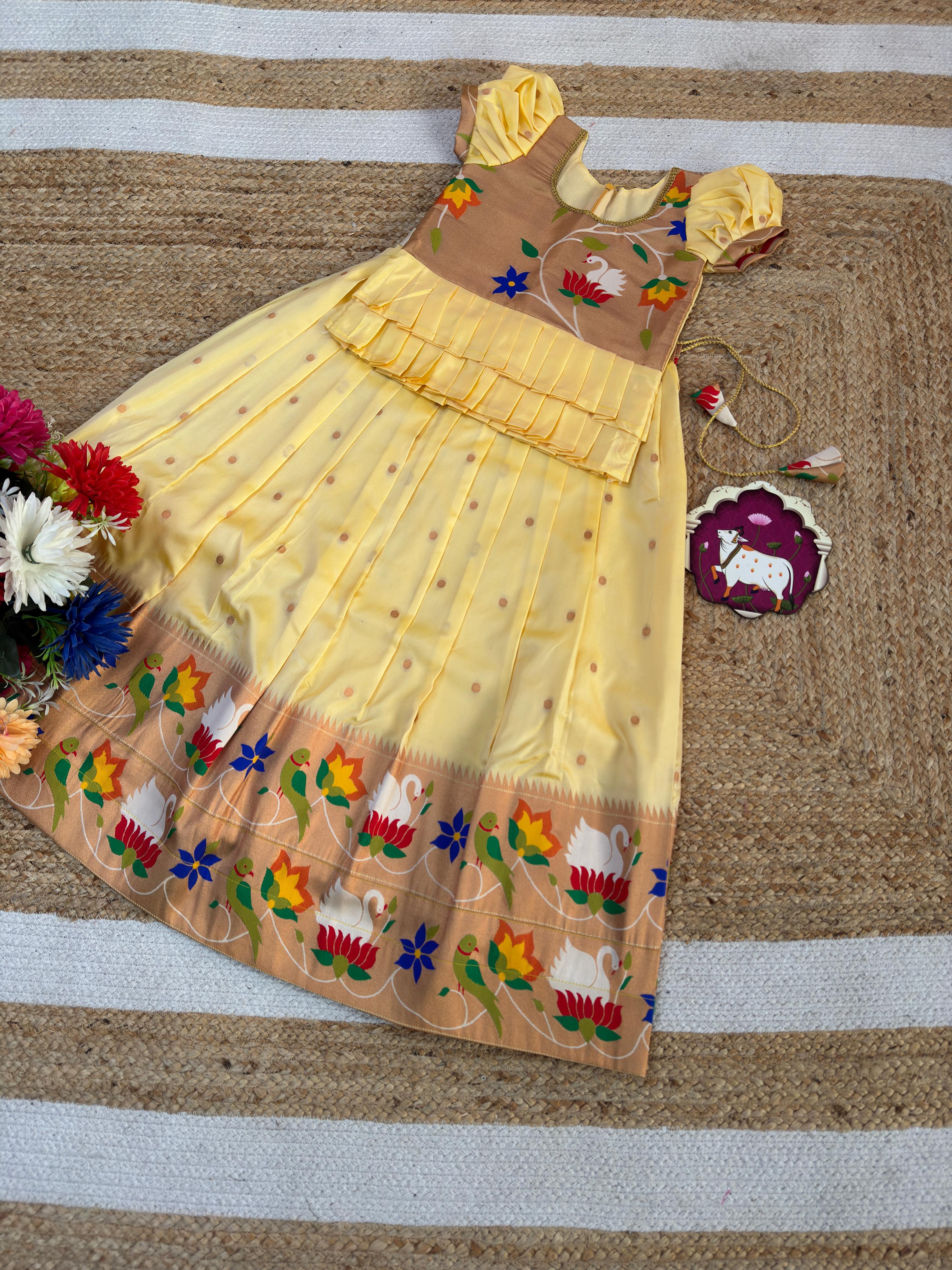 Meena Work Kids Lehenga