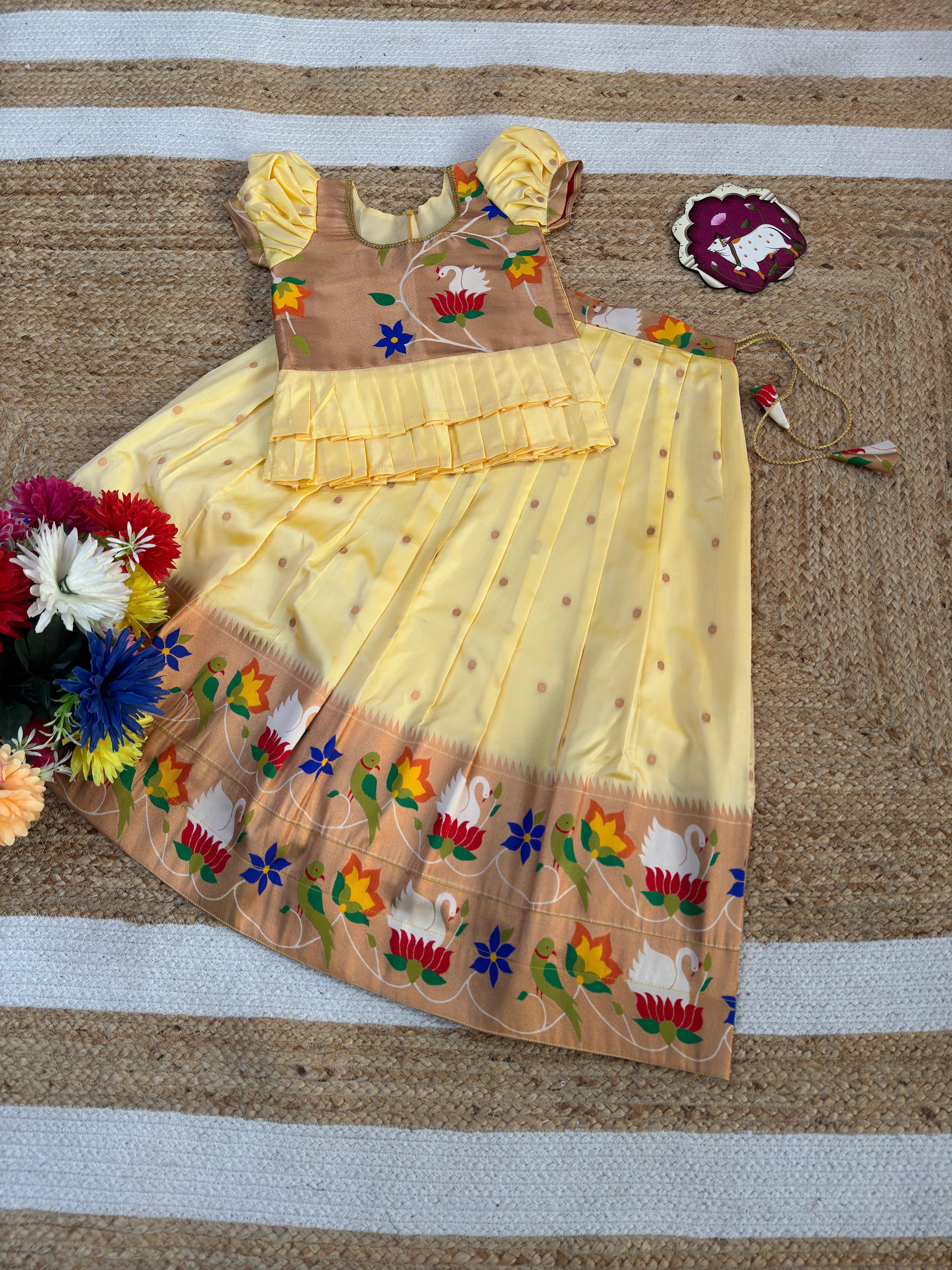 Meena Work Kids Lehenga