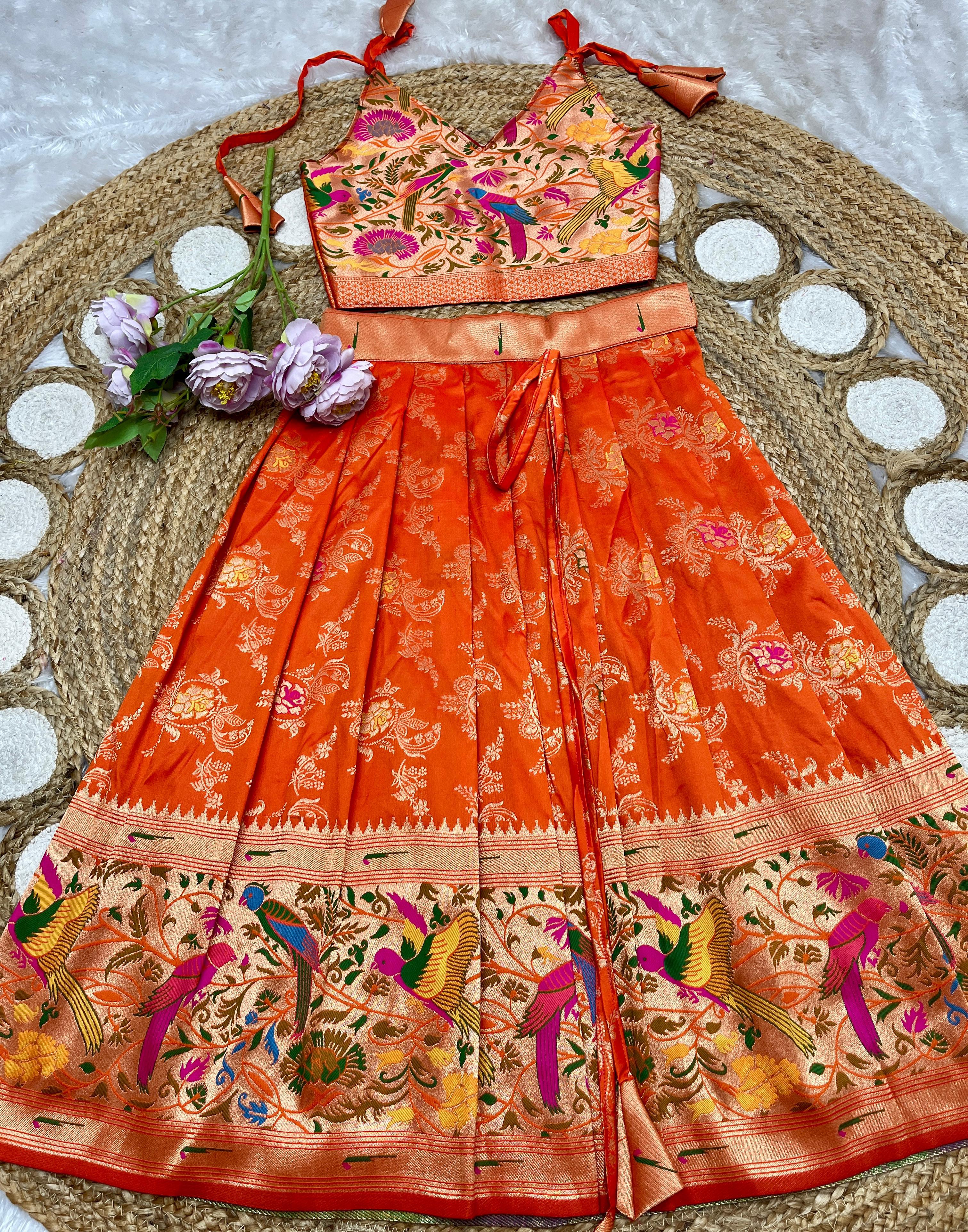 Peacock Paithani Lehenga Set