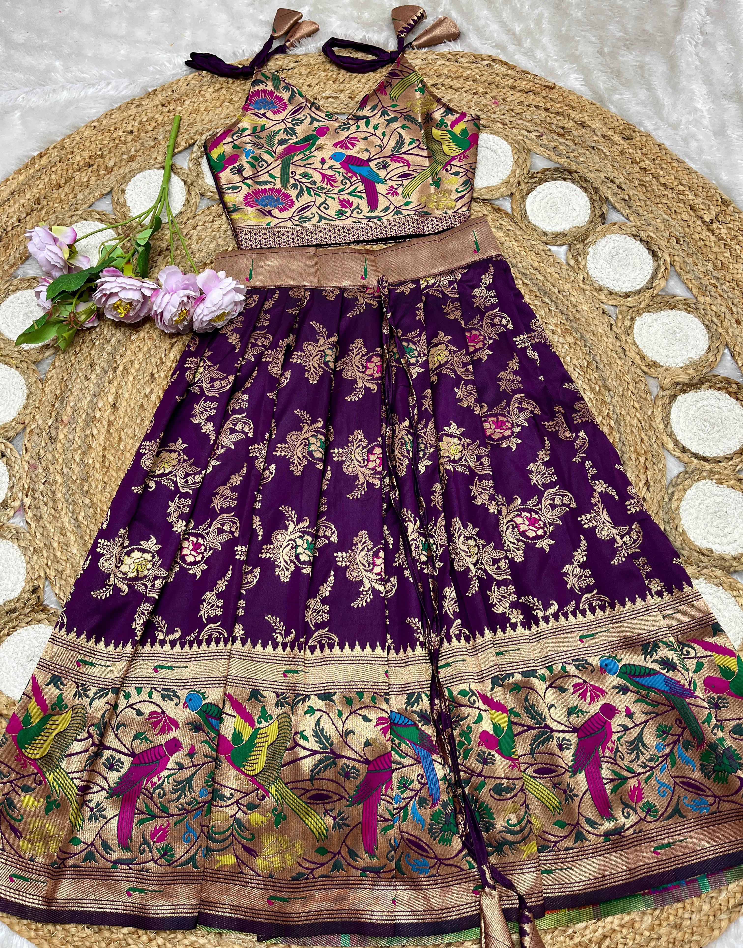 Peacock Paithani Lehenga Set