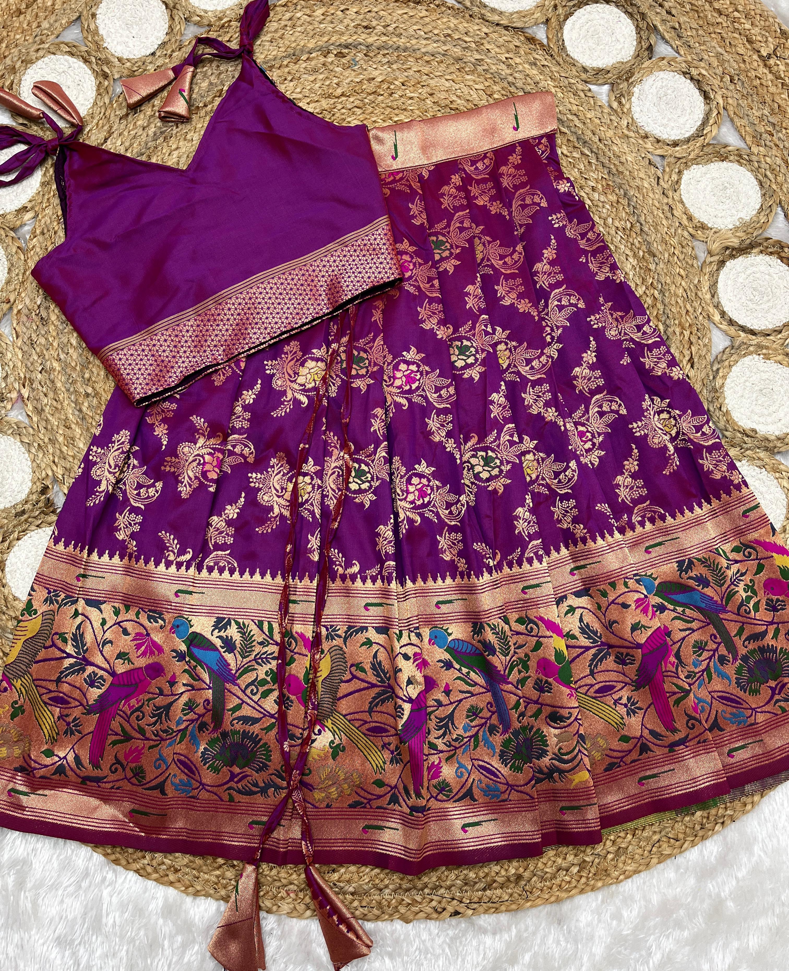 Peacock Paithani Lehenga Set