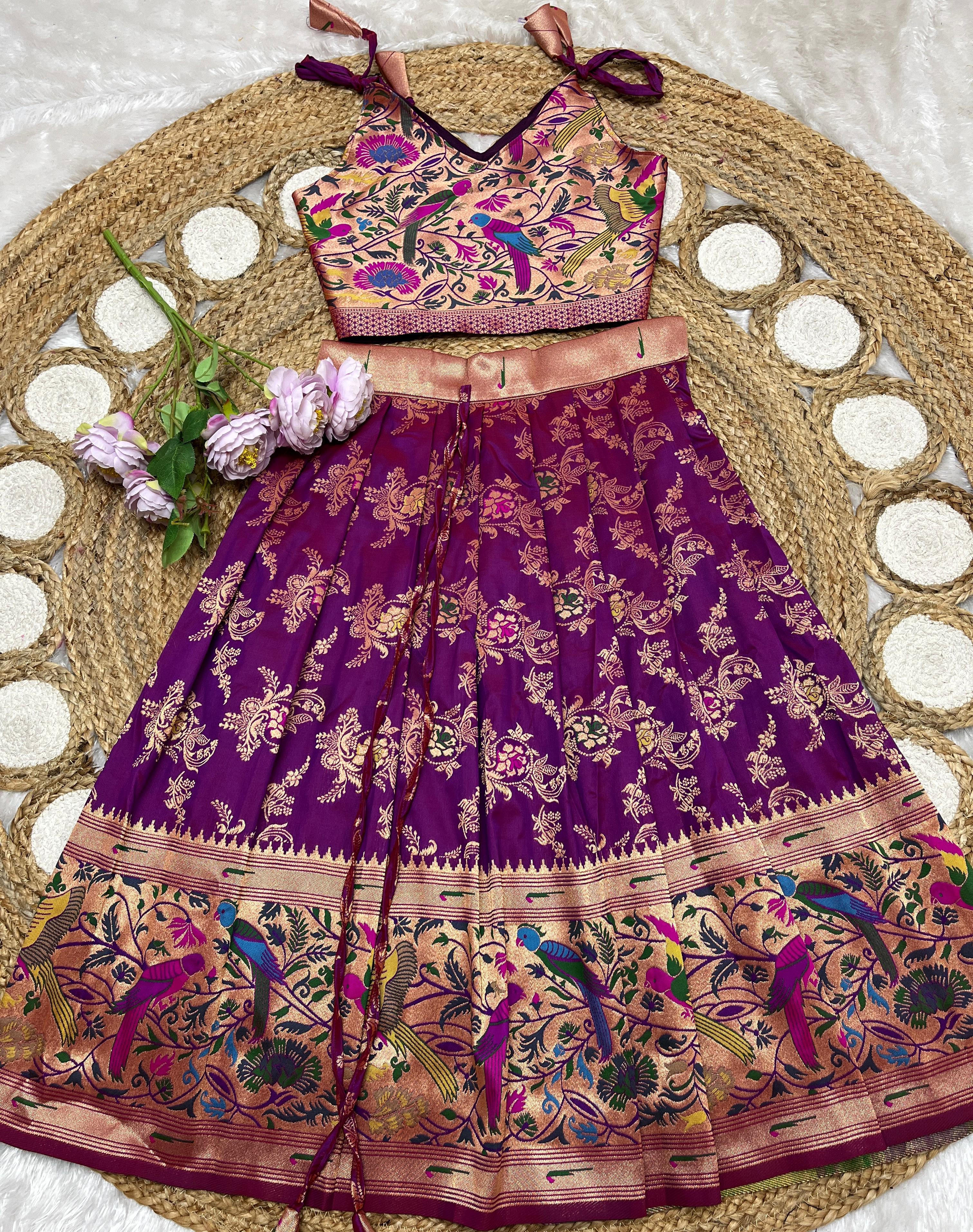 Peacock Paithani Lehenga Set