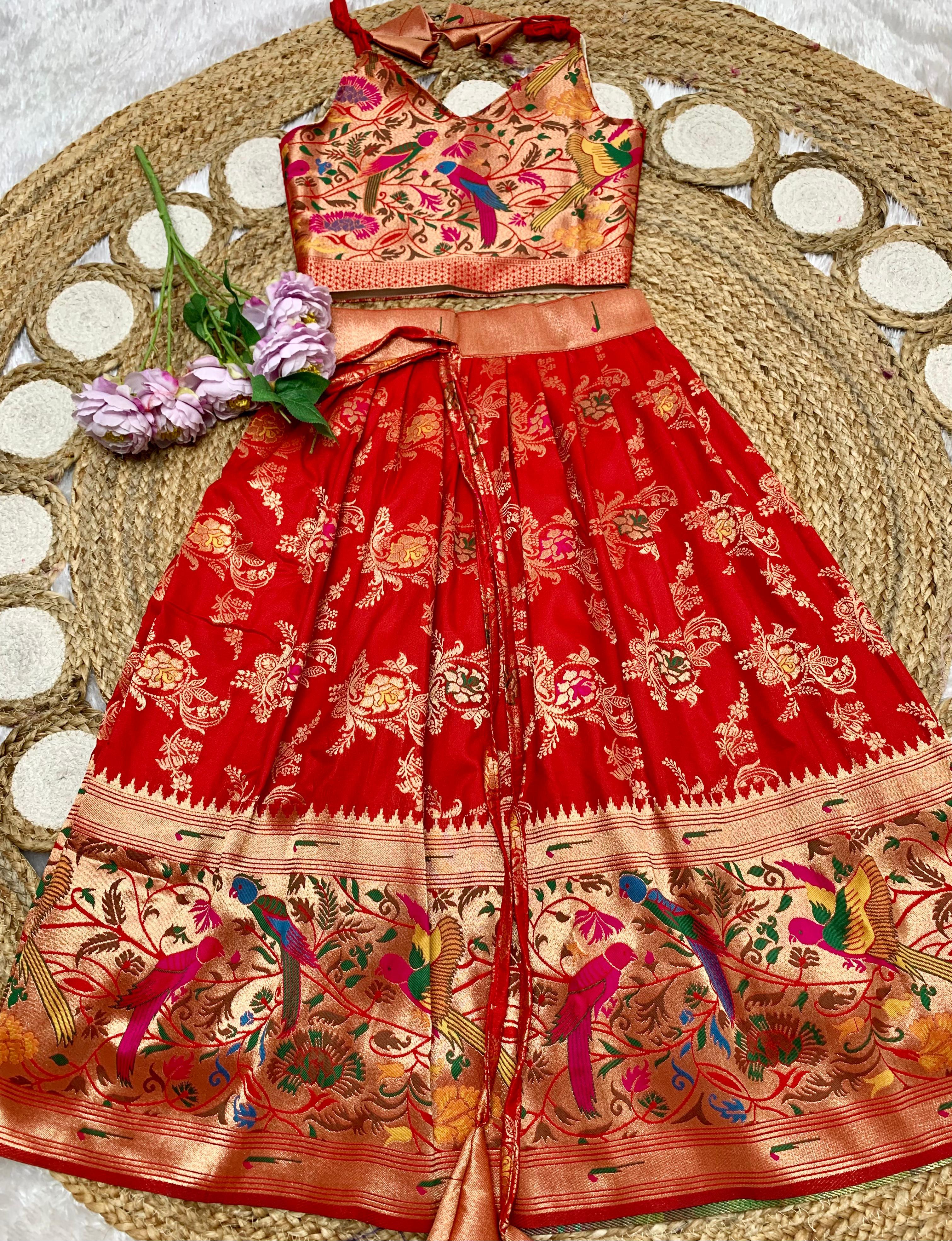 Peacock Paithani Lehenga Set