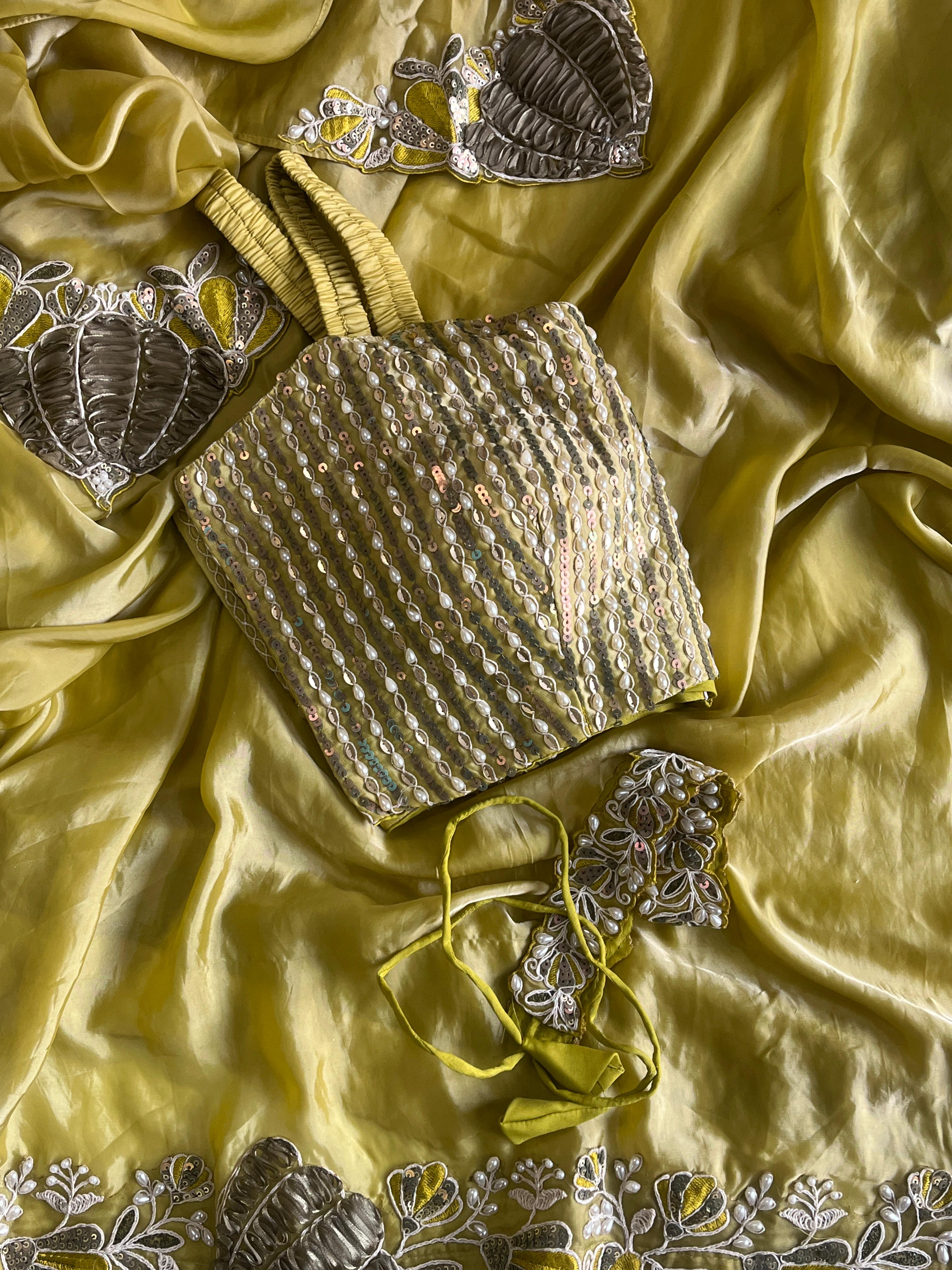 Ready To Wear Jacket Saree