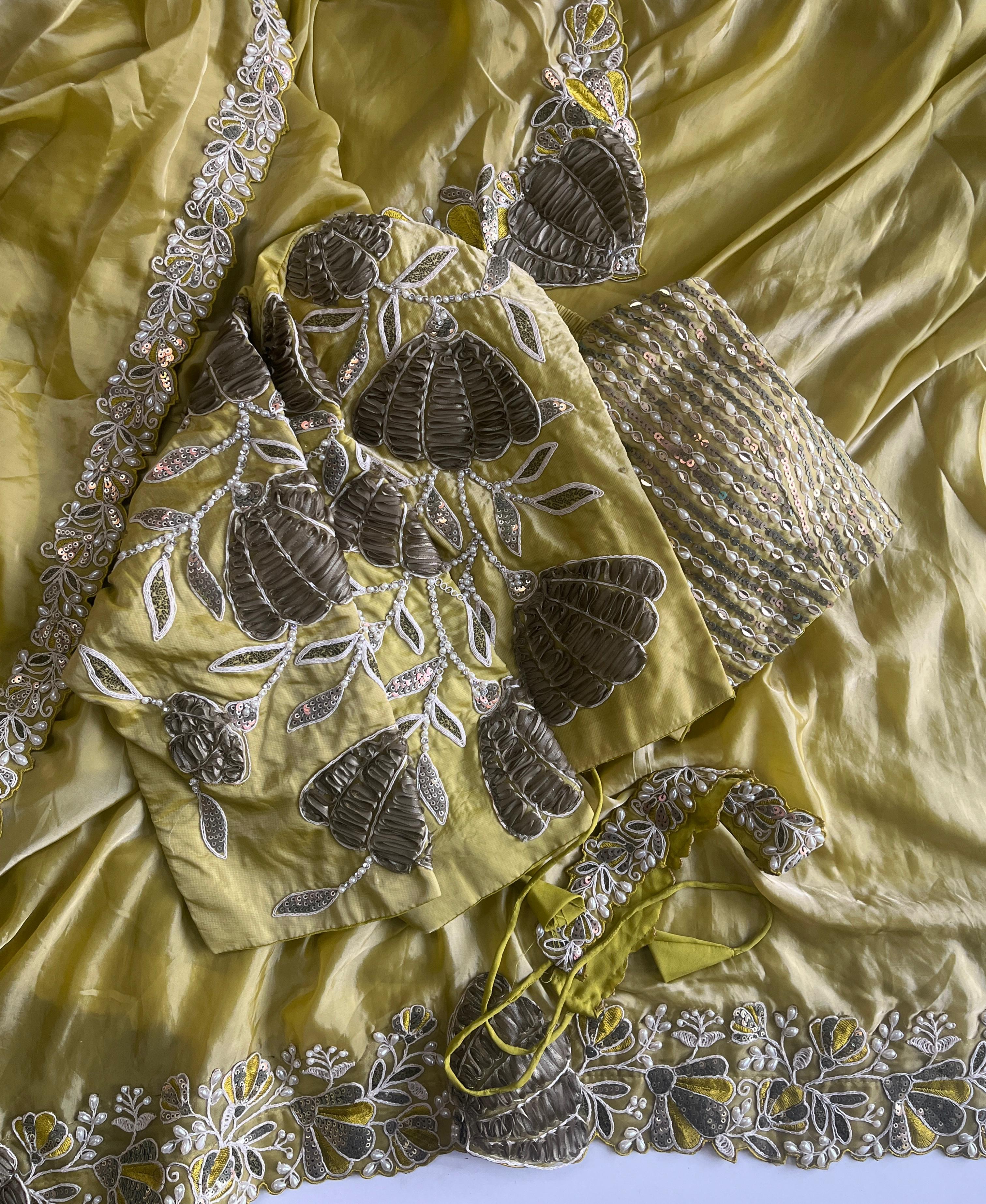 Ready To Wear Jacket Saree