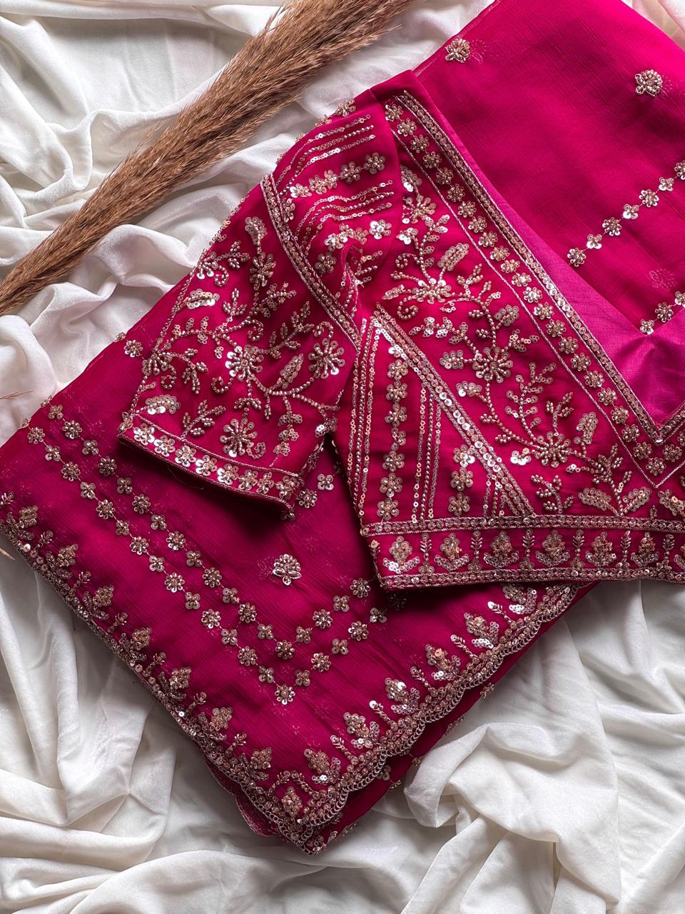 Cocktail Designer Saree