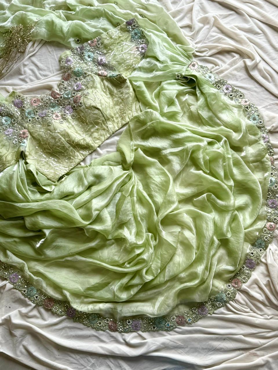 Charm Designer Ready To Wear Saree