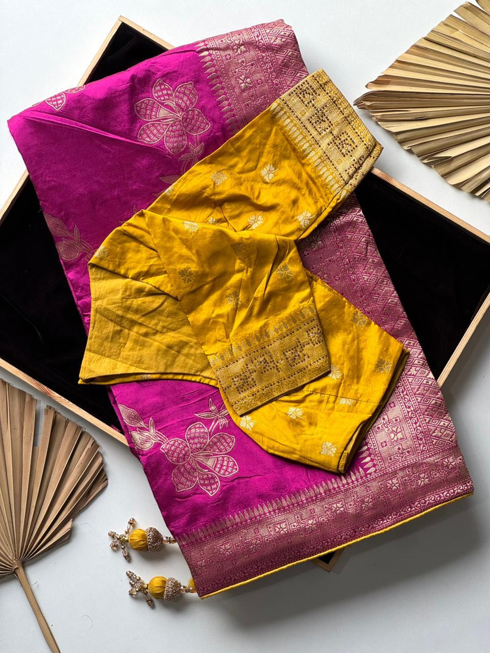 Munga silk saree