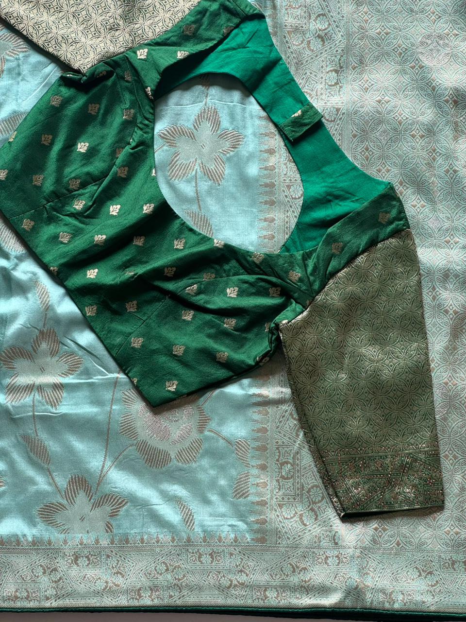 Mungs Silk Designer Saree