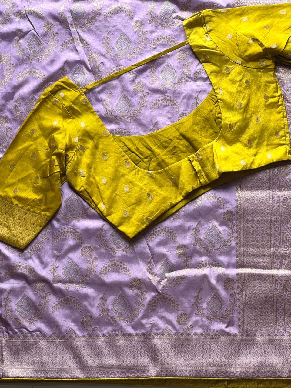 Mungs Silk Designer Saree