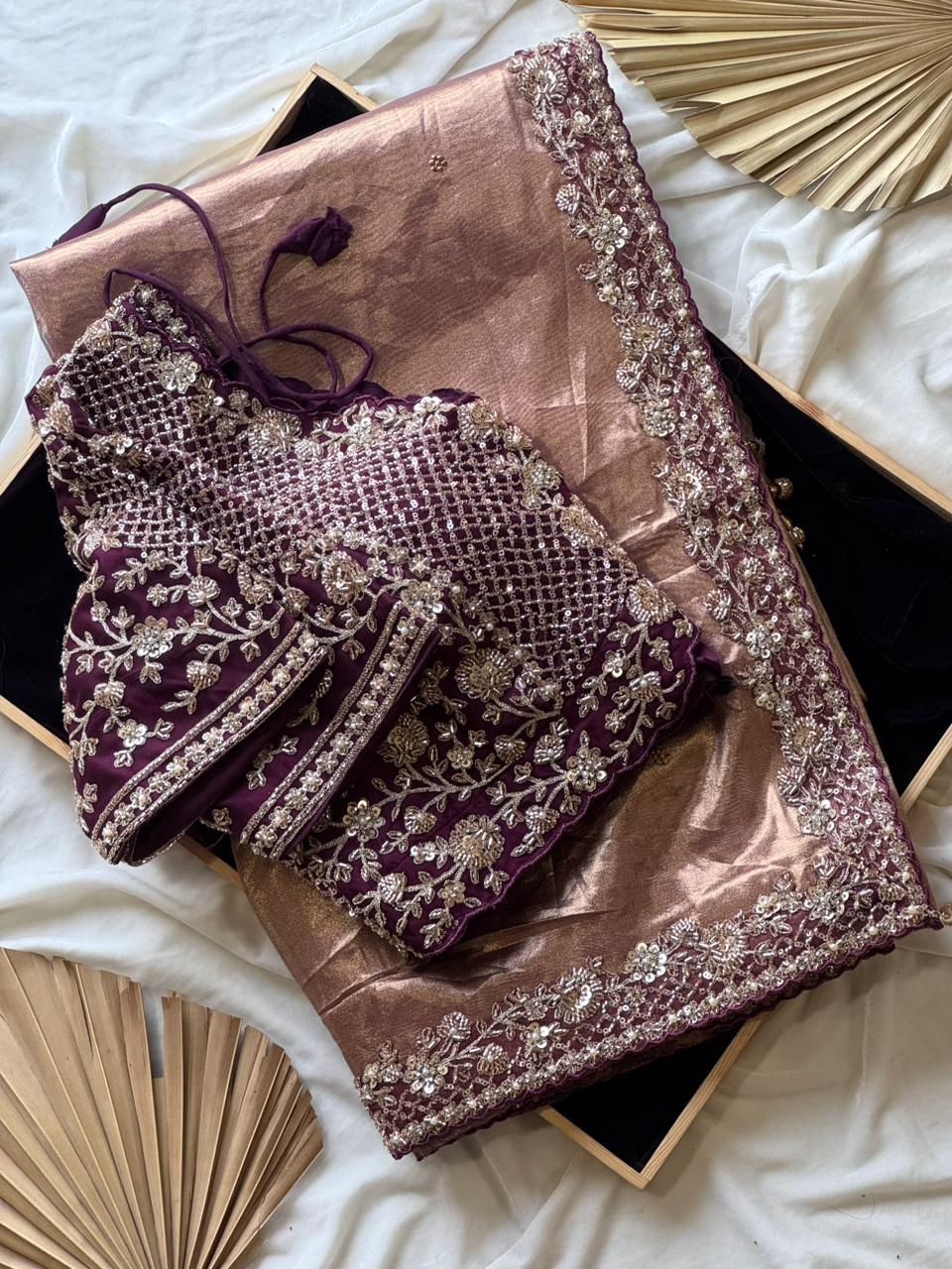 Metallic Saree