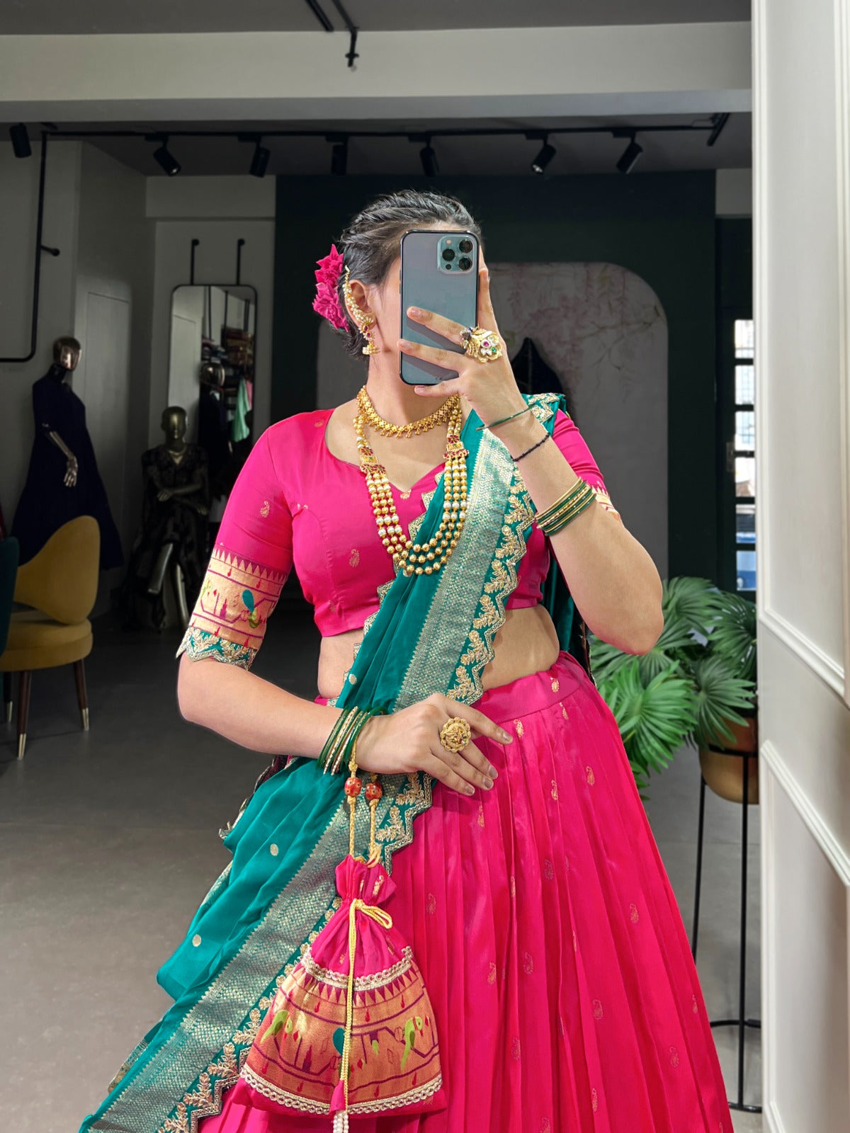 Noor Paithani Lahenga Set