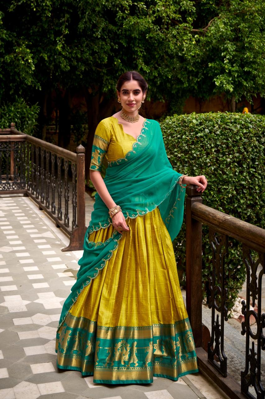 Suvarna Dhavani Lehenga Set