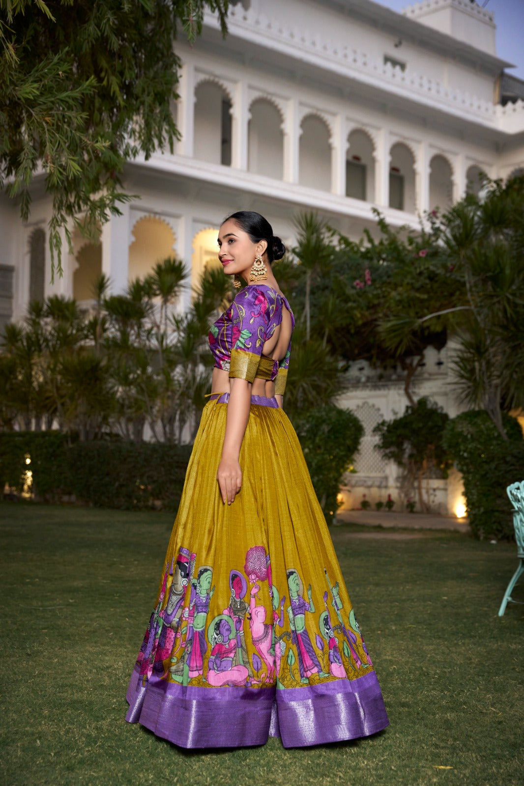 Kalamkari Grace Lehenga Set