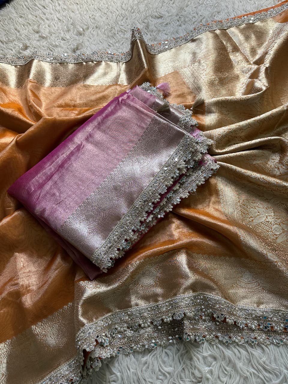Maharani Tissue Saree