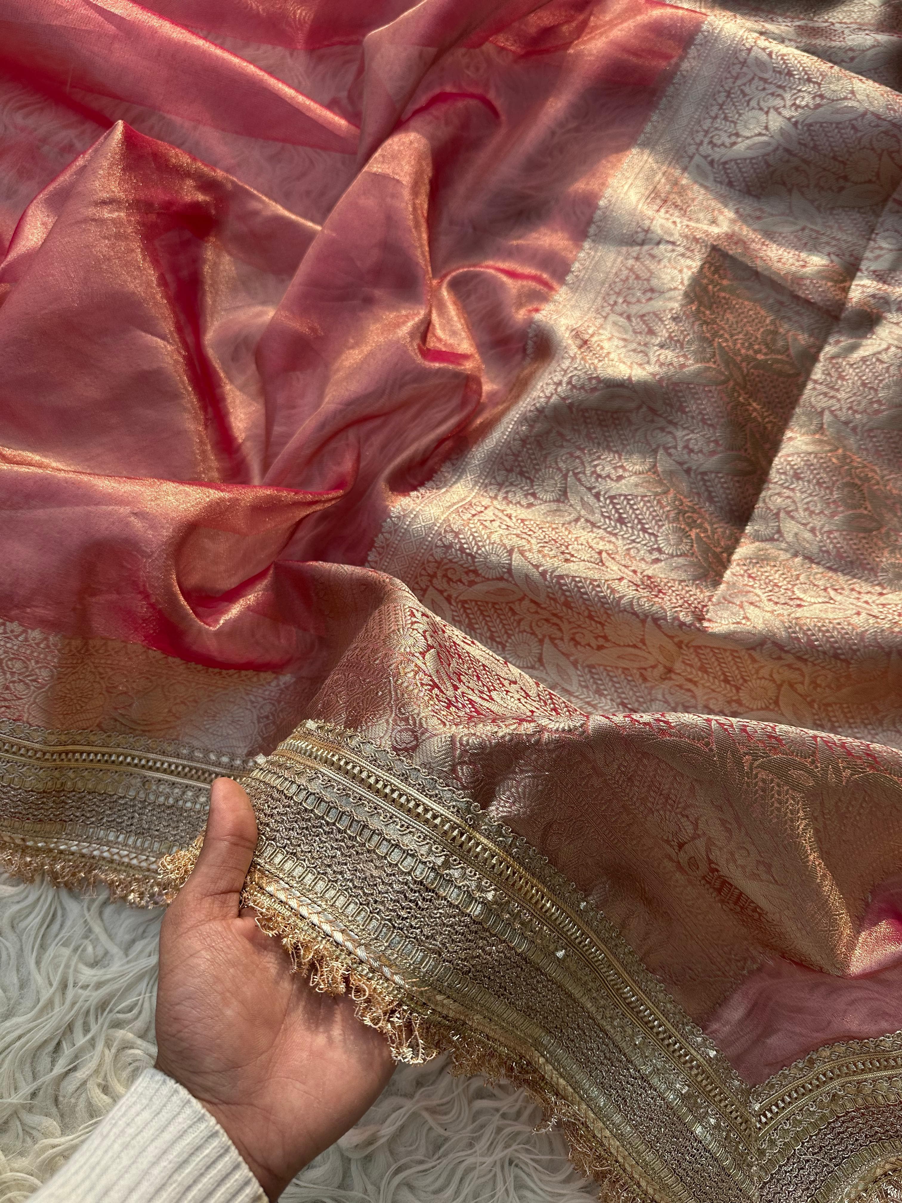 Elegant tissue saree