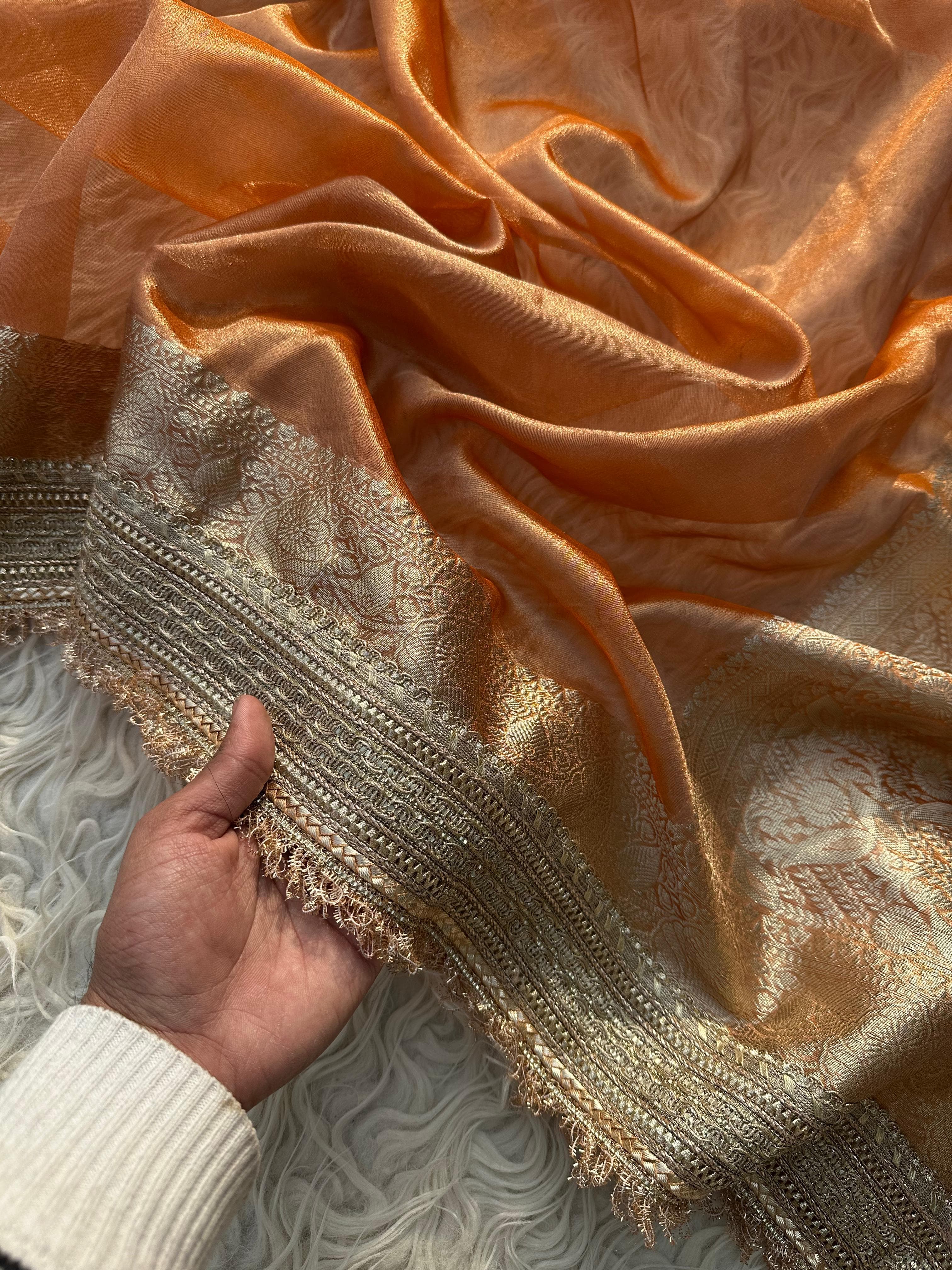 Elegant tissue saree