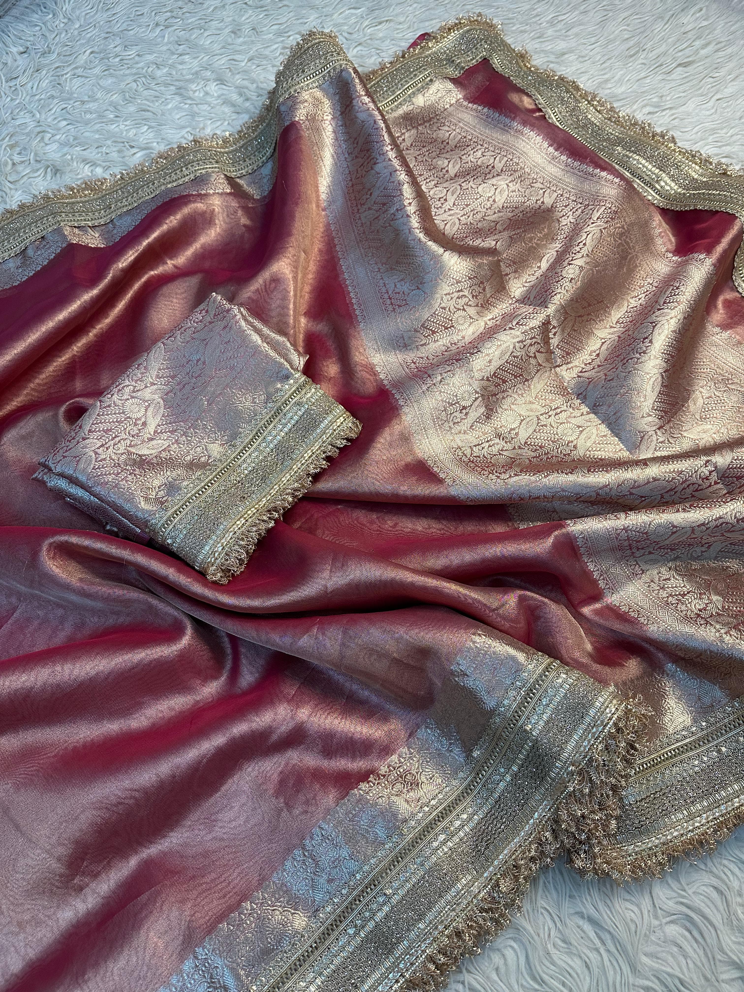 Elegant tissue saree