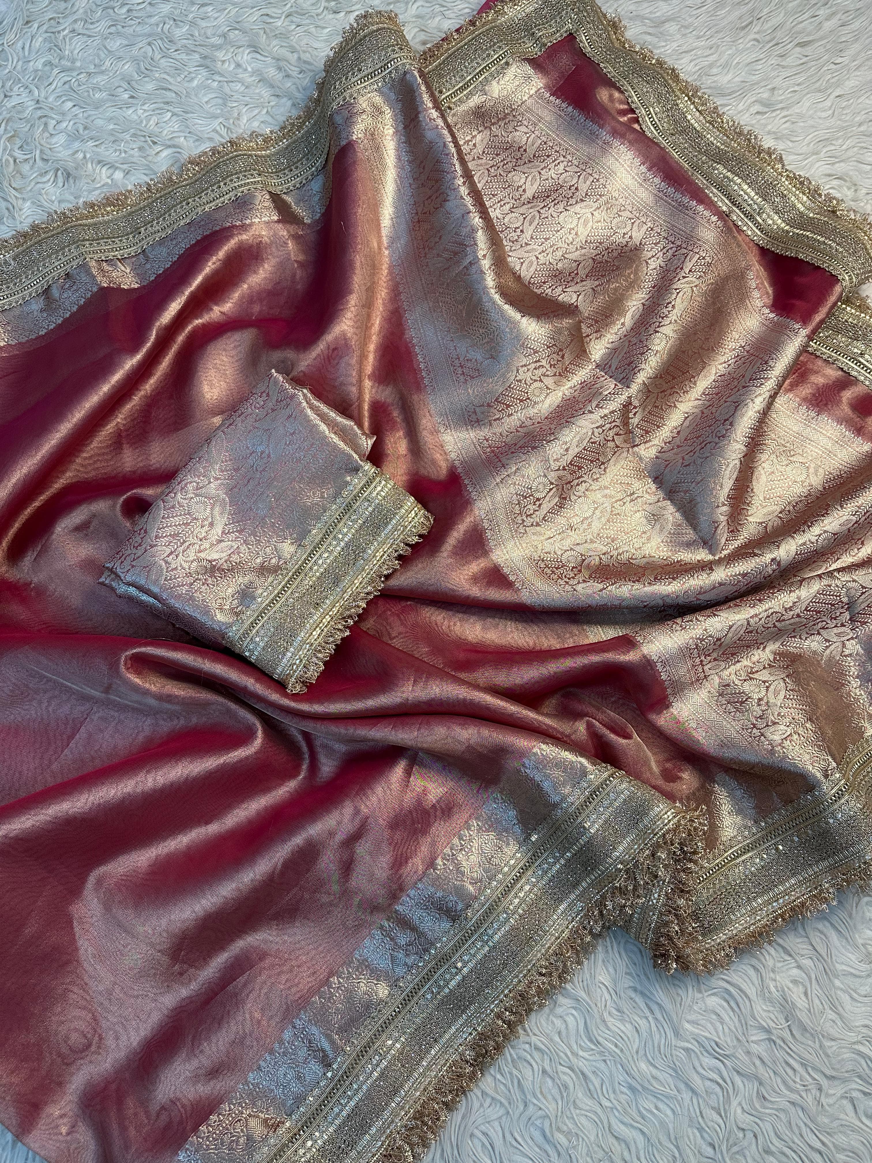 Elegant tissue saree