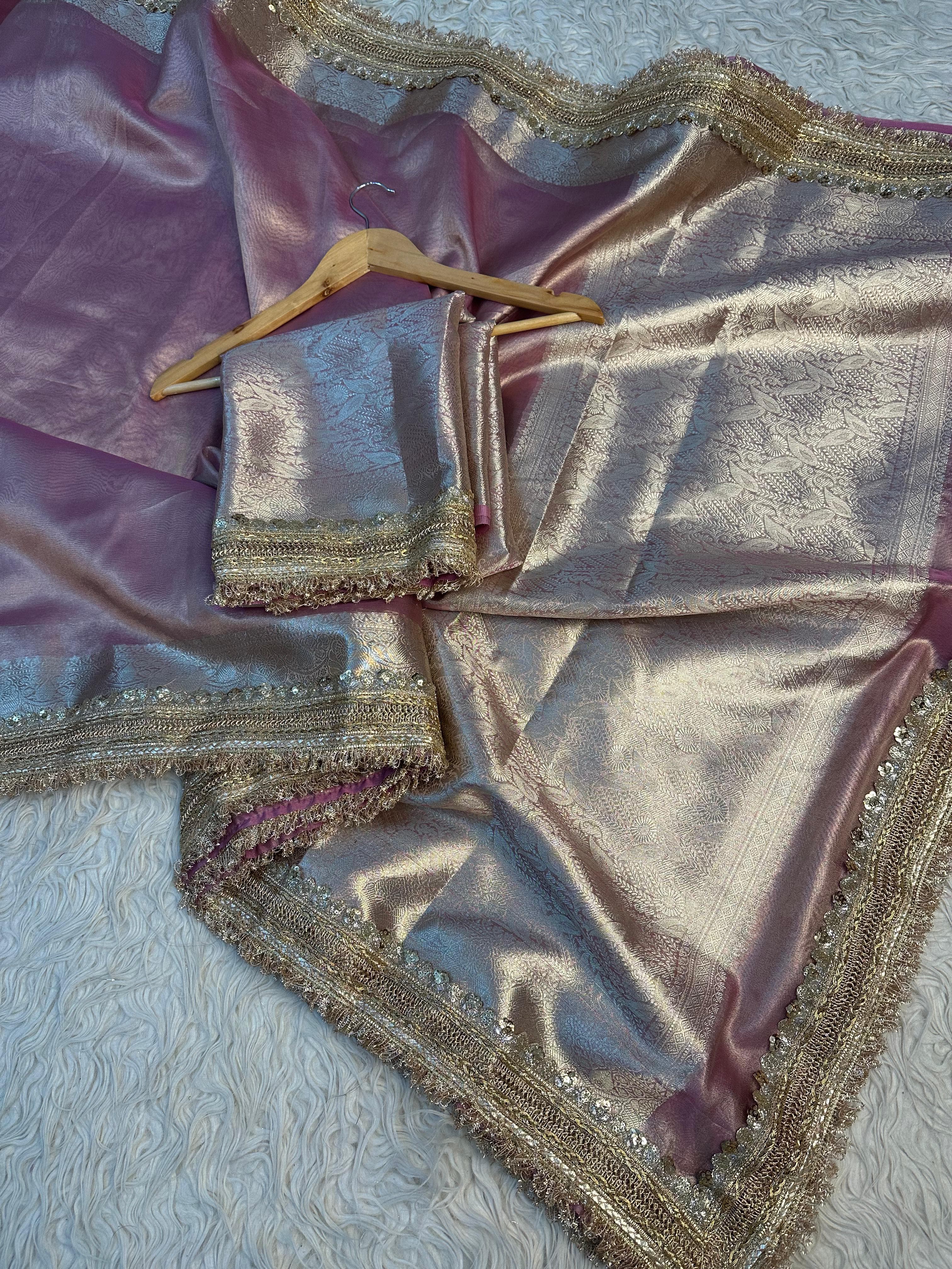 Elegant tissue saree