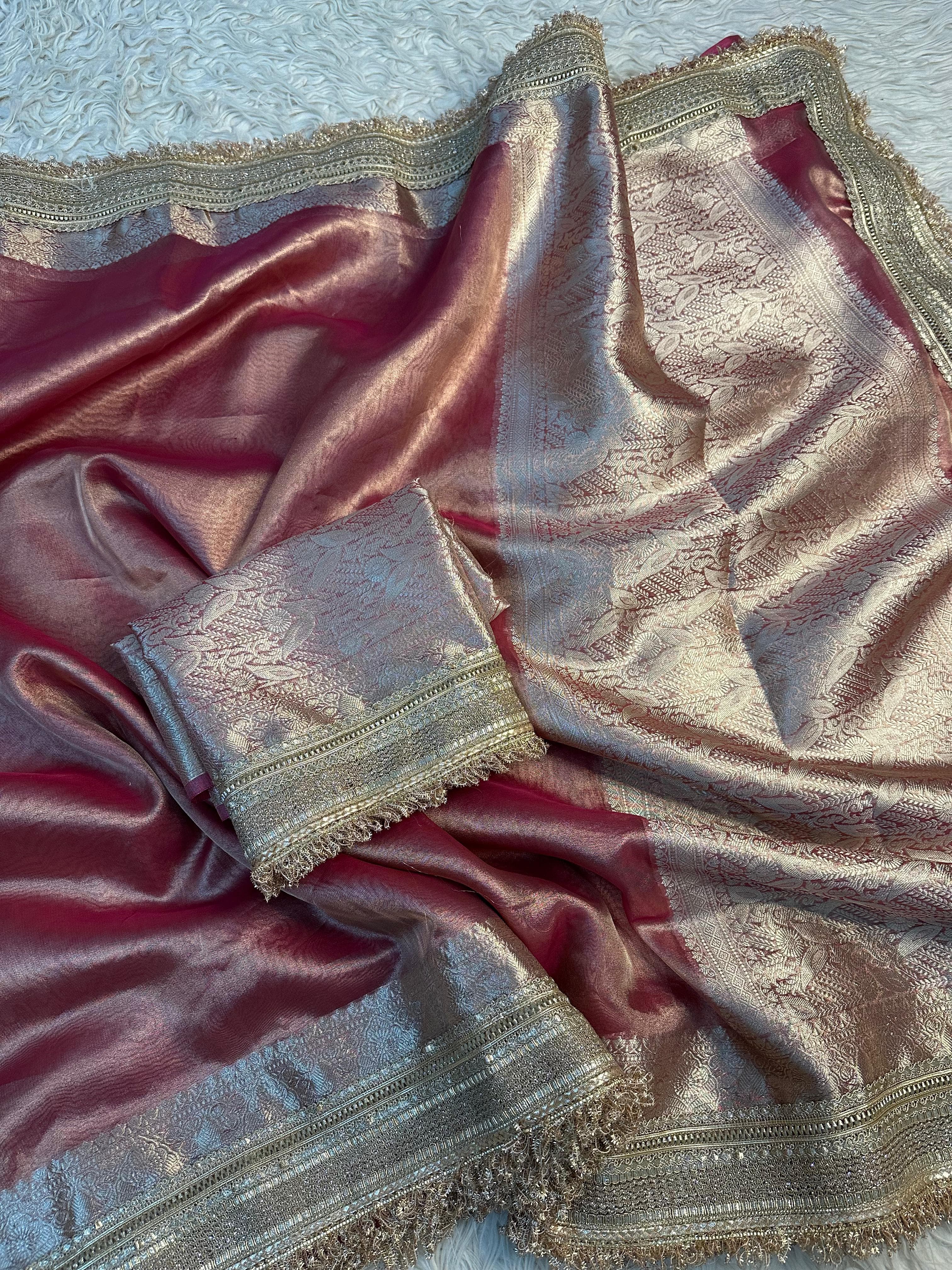 Elegant tissue saree