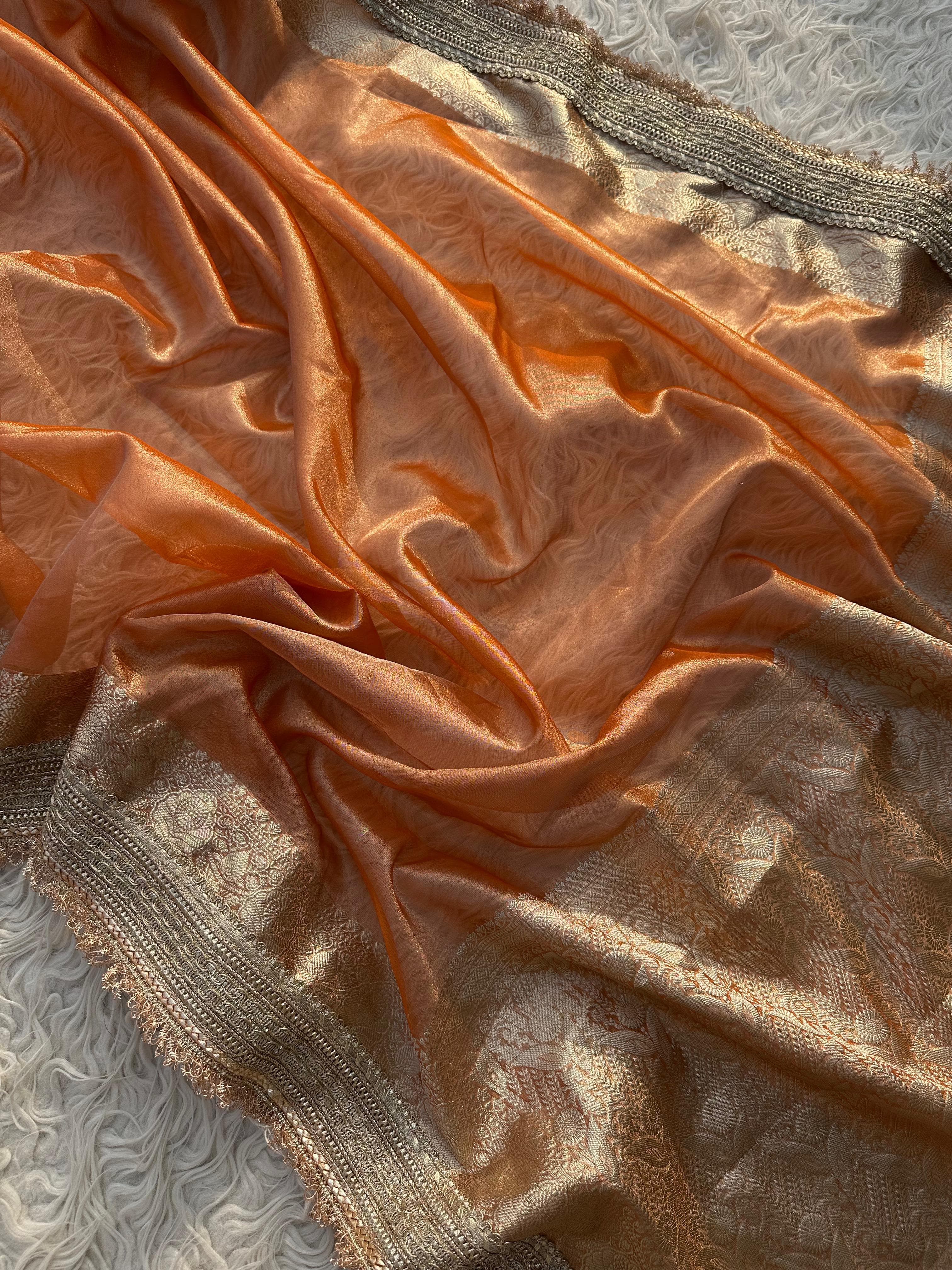 Elegant tissue saree