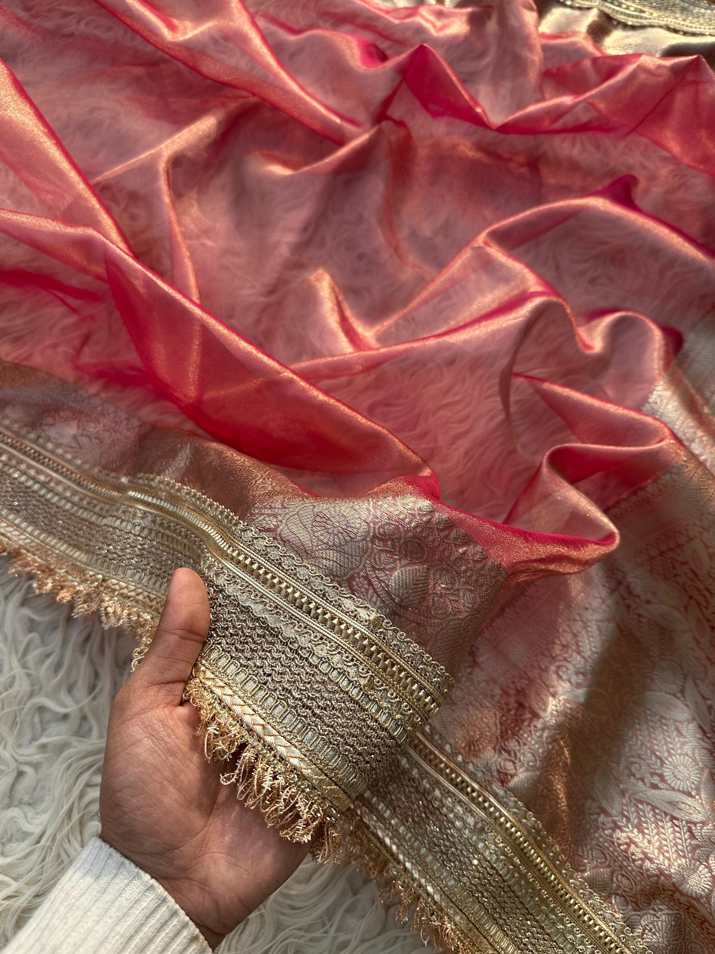 Elegant tissue saree