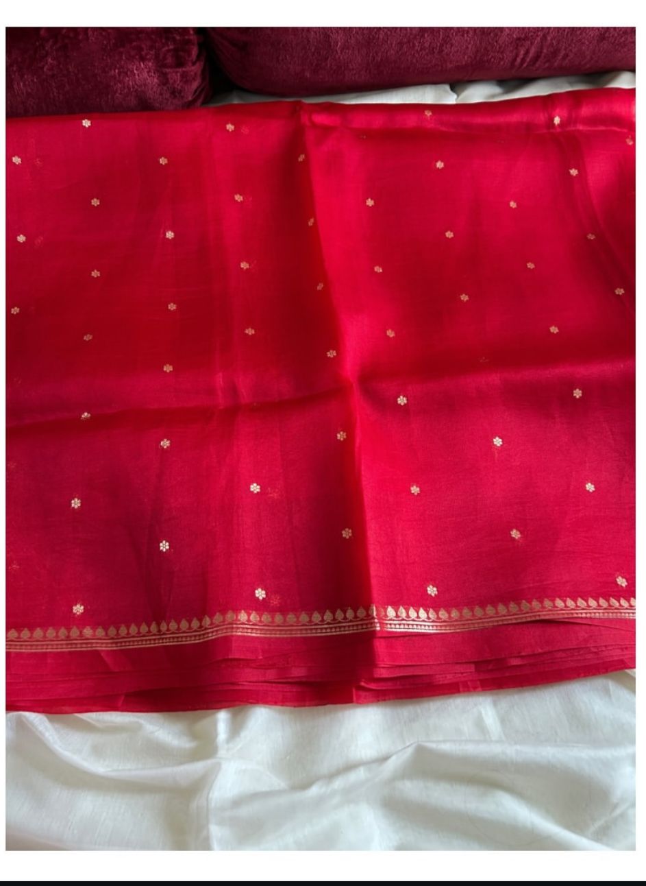 Golden Loom Kora Silk Saree