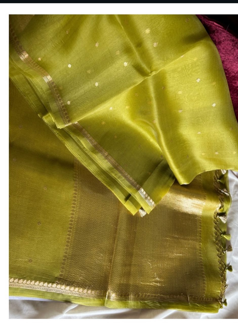Golden Loom Kora Silk Saree
