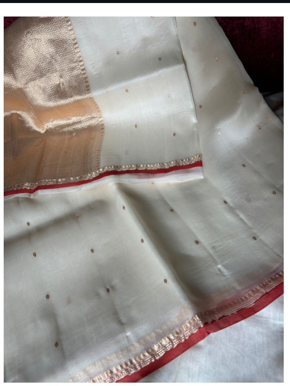 Golden Loom Kora Silk Saree