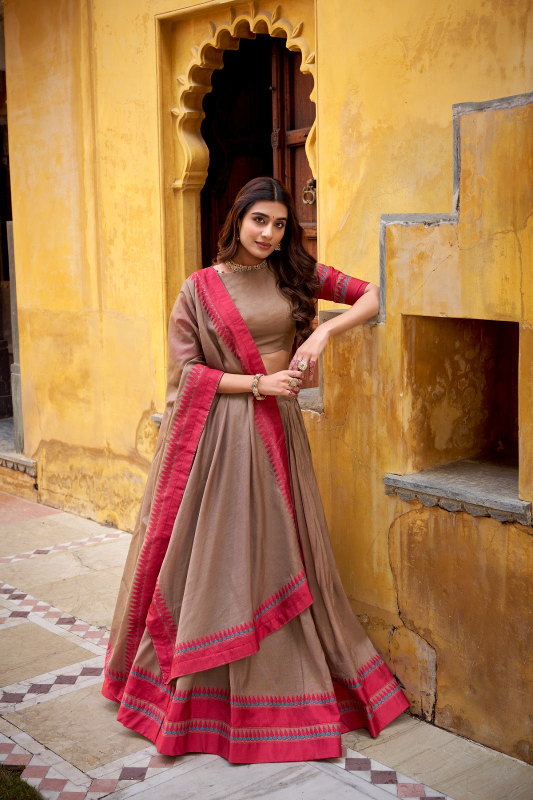 Sumathi Pure Chanderi Thread Work
