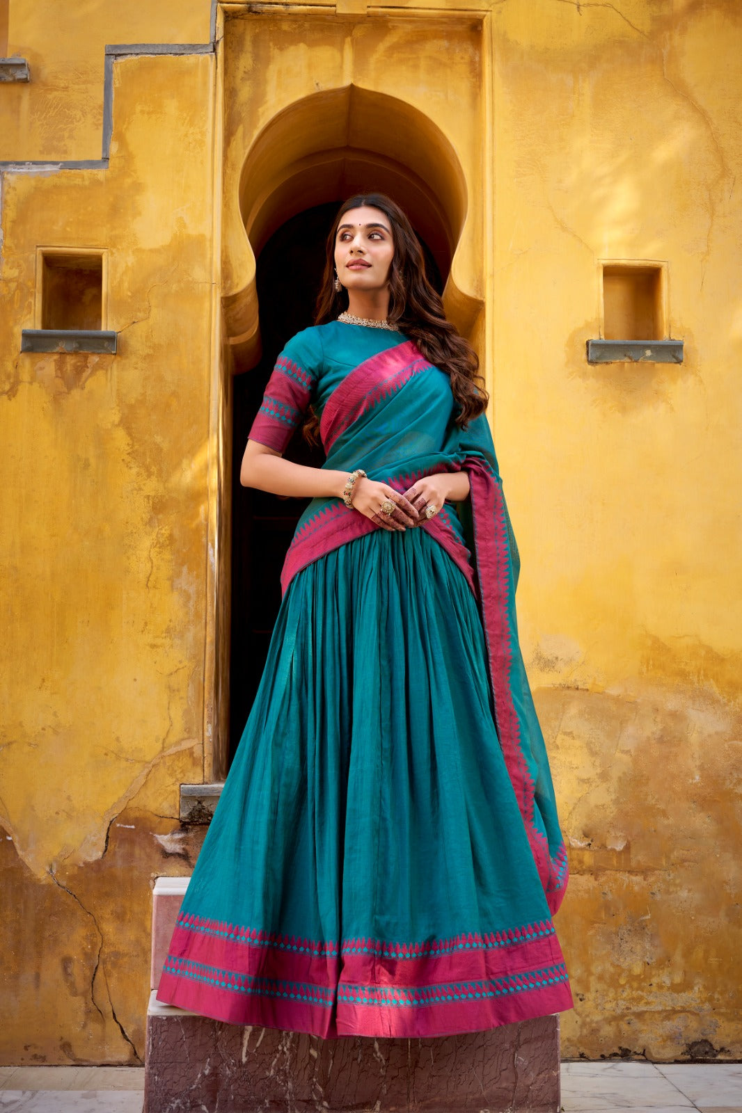 Sumathi Pure Chanderi Thread Work