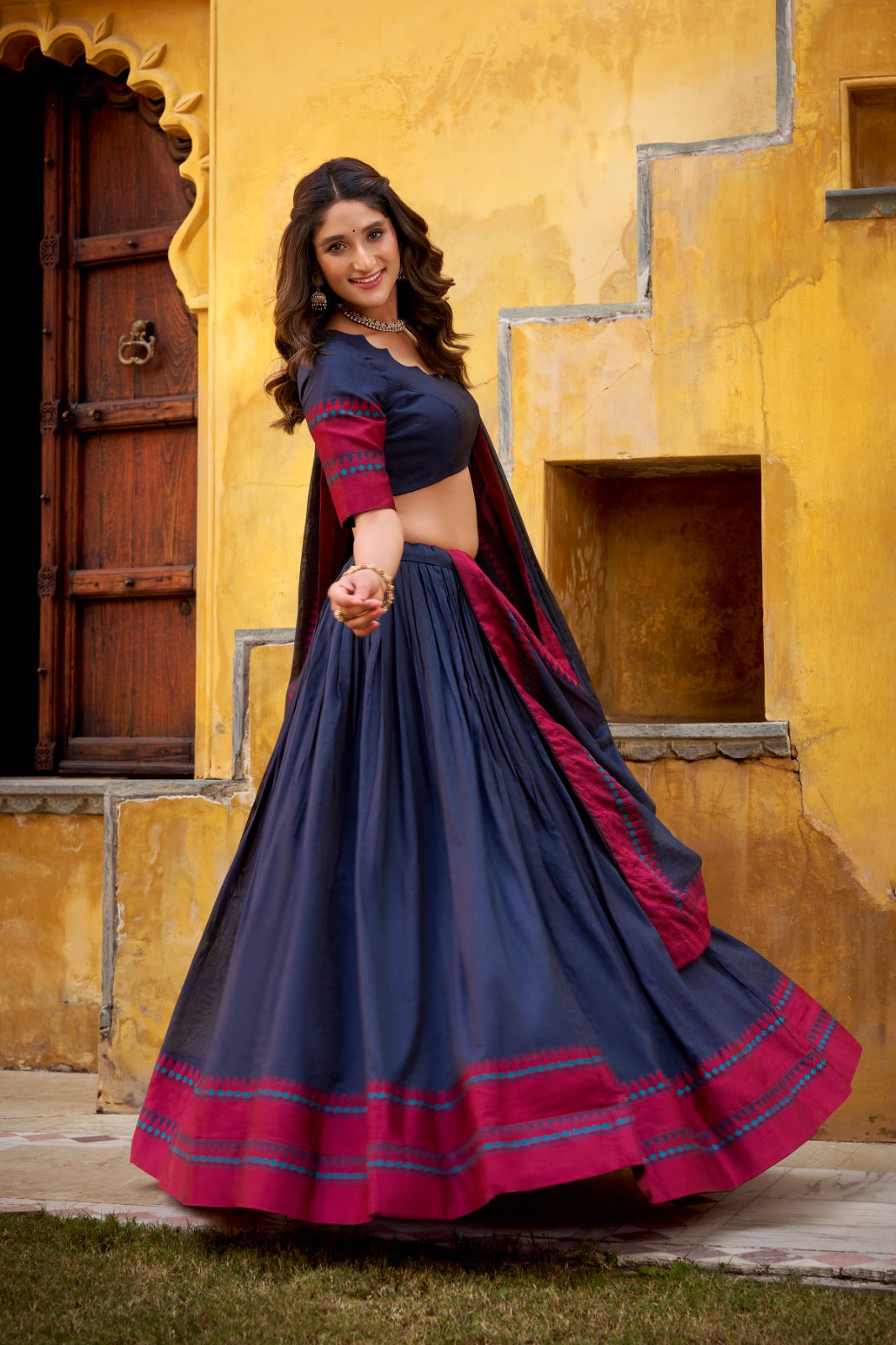 Sumathi Pure Chanderi Thread Work