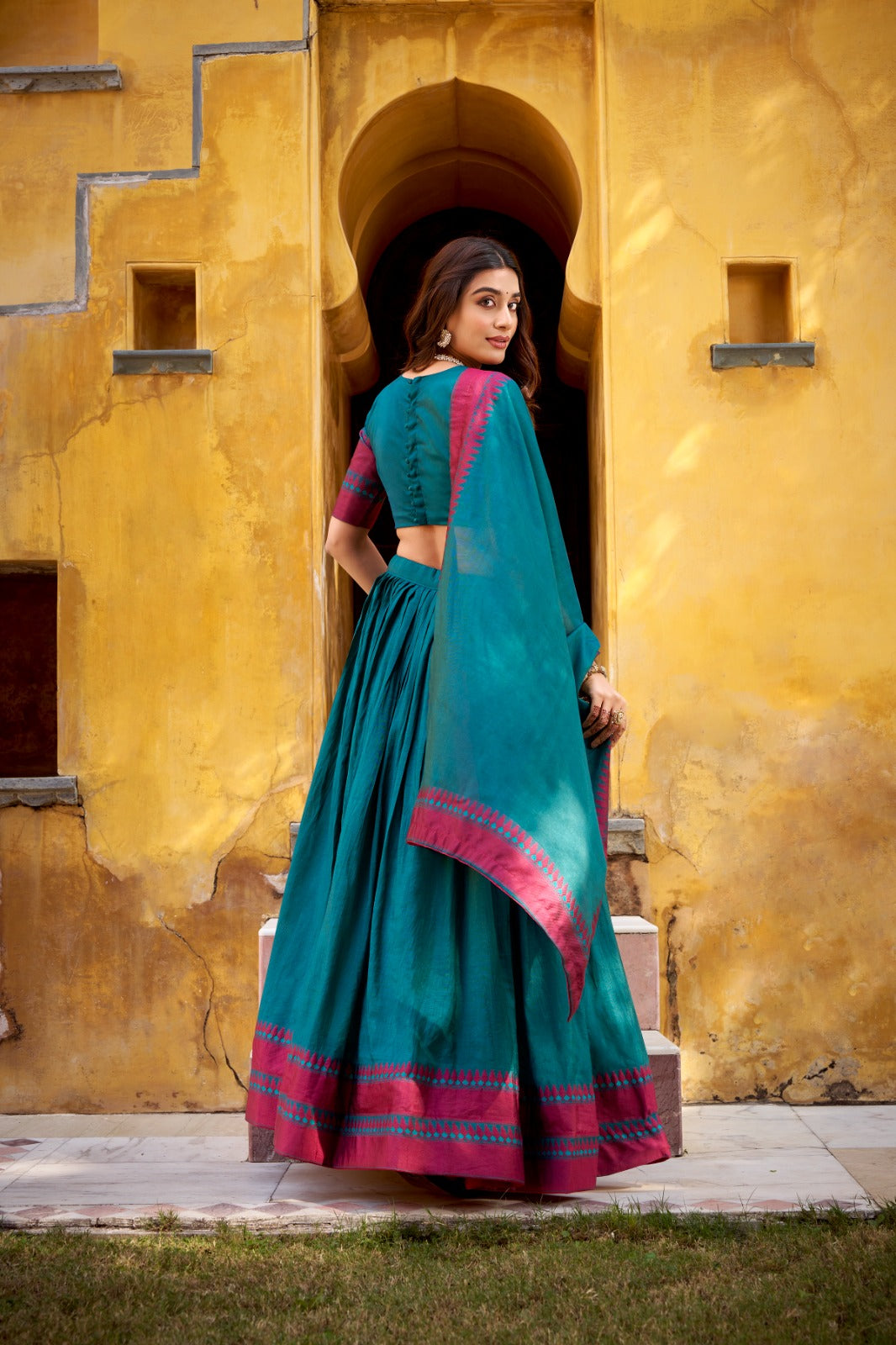 Sumathi Pure Chanderi Thread Work