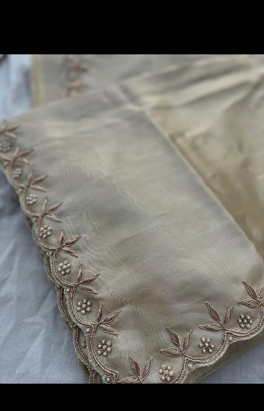 Zardozi Tissue Saree