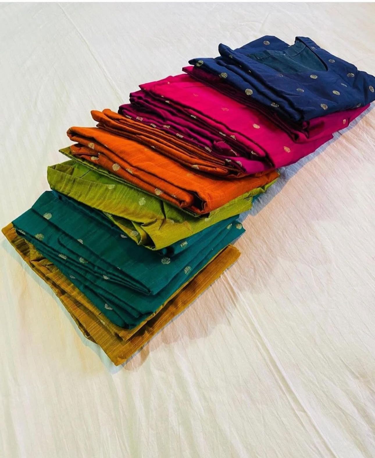 Elegant South Cotton Silk Kurti With Cotton