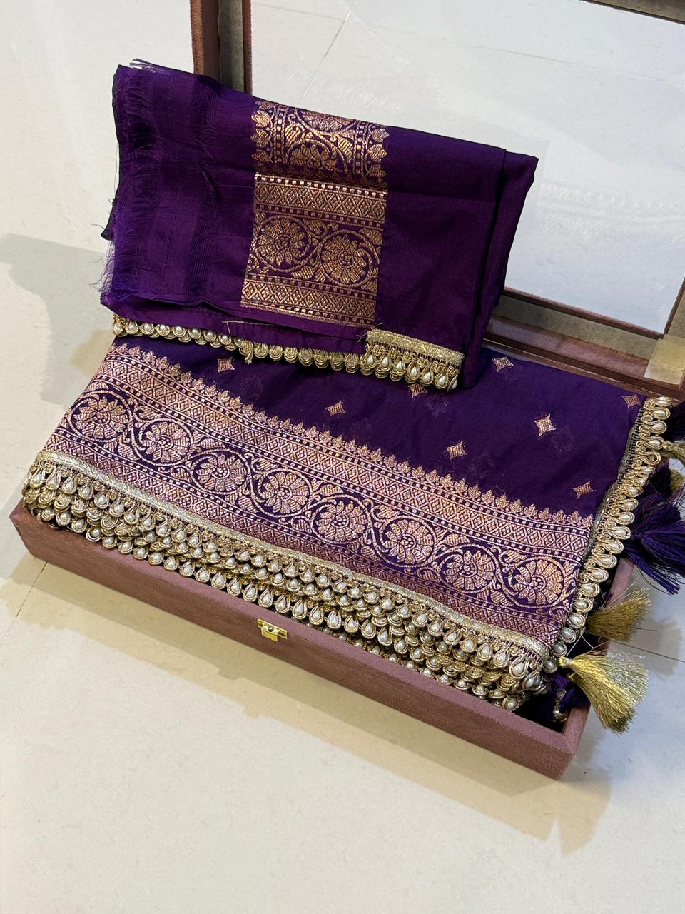 Banarasi Pearl Saree
