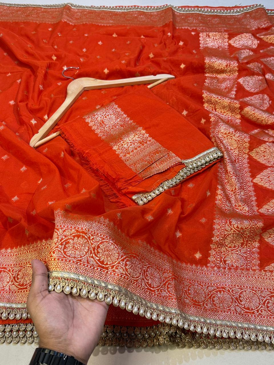 Banarasi Pearl Saree