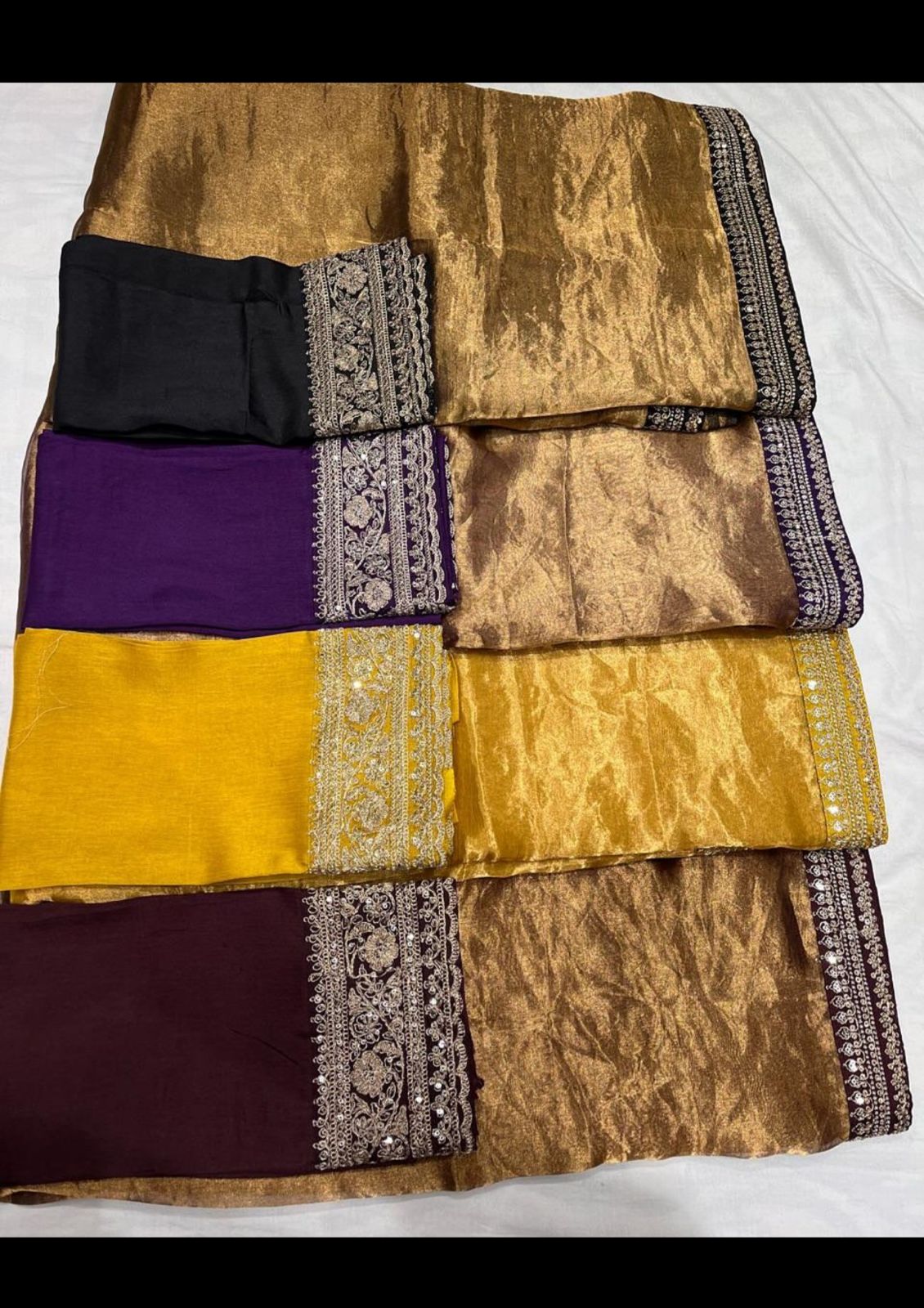 Metallic Tissue Saree