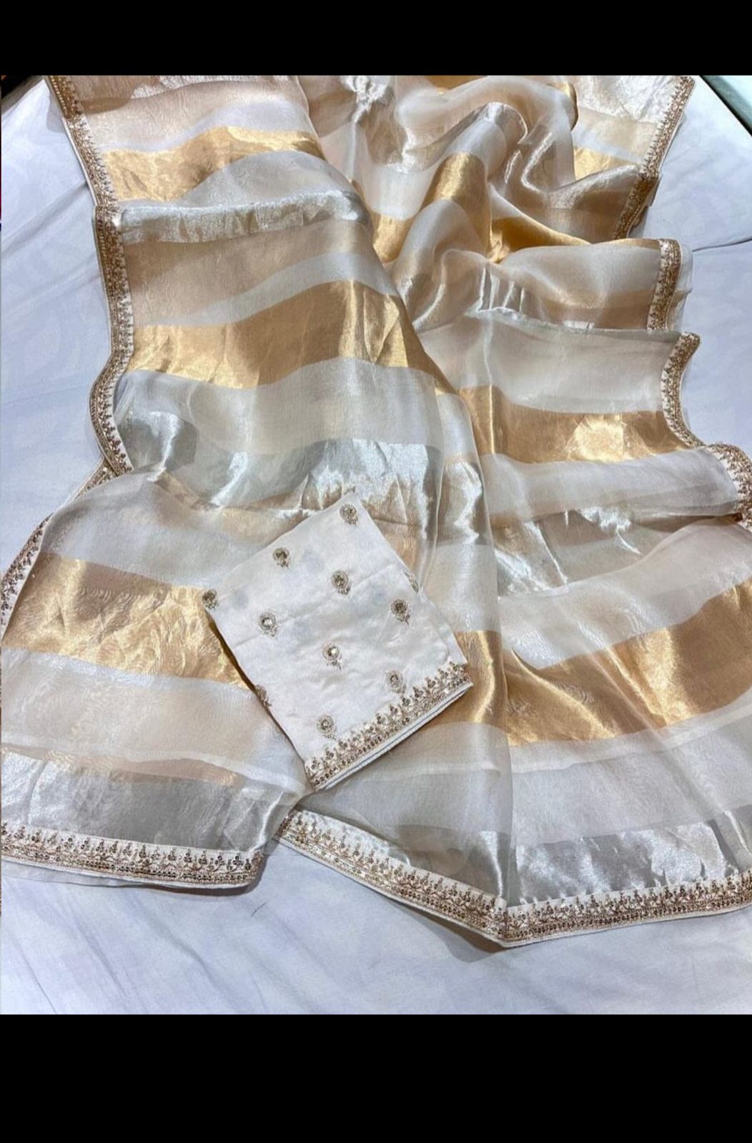 Tissue elegant saree