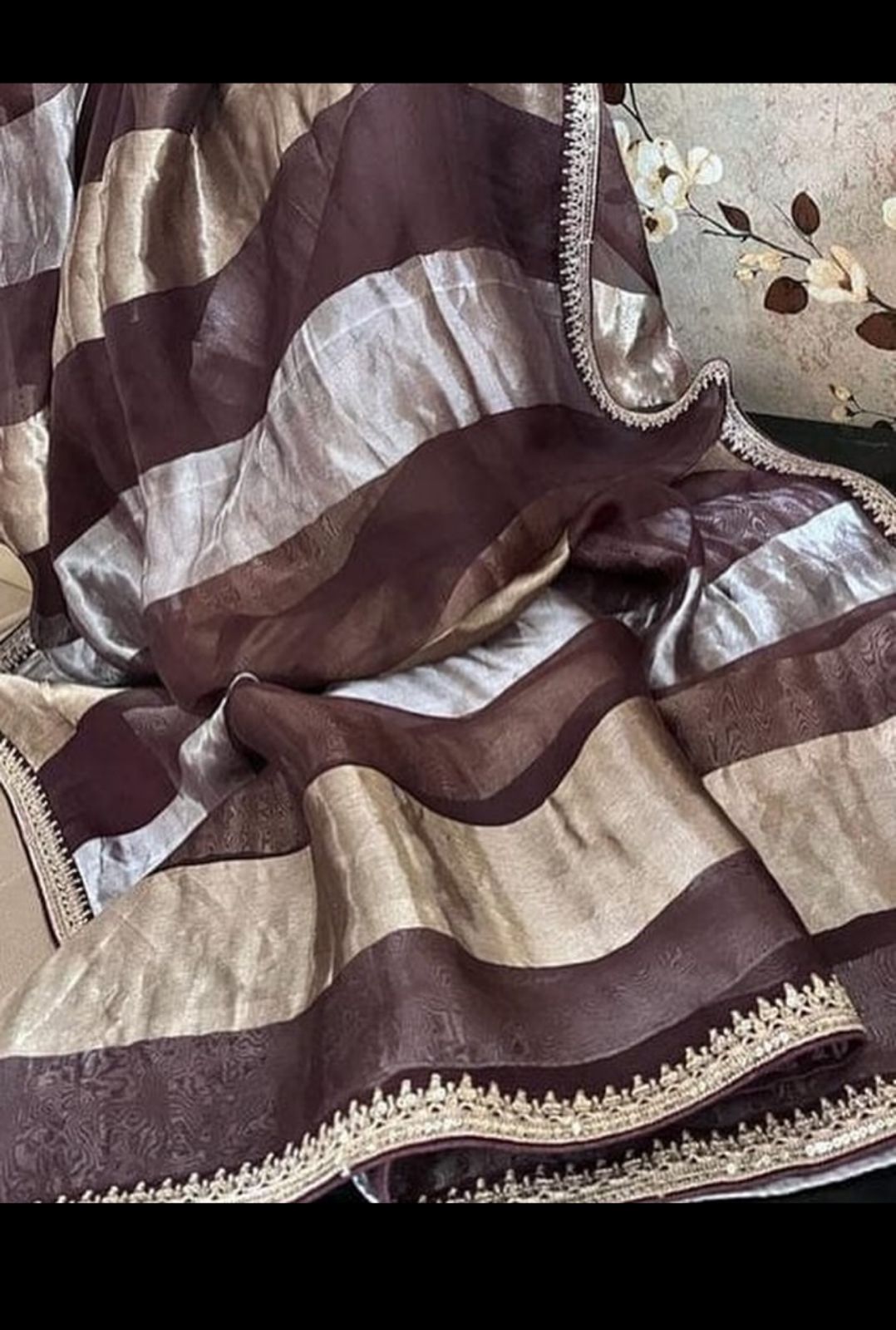 Tissue elegant saree