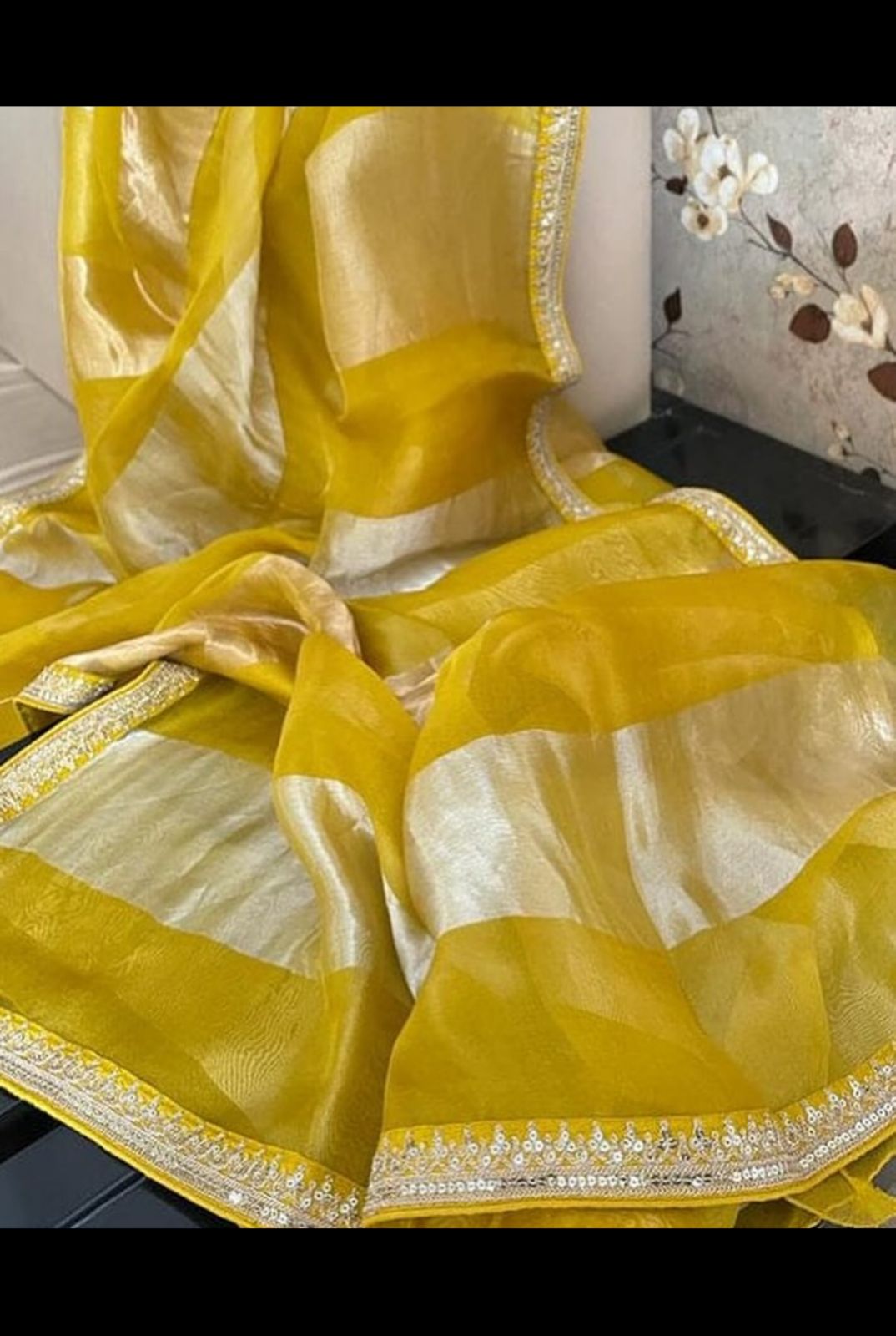 Tissue elegant saree