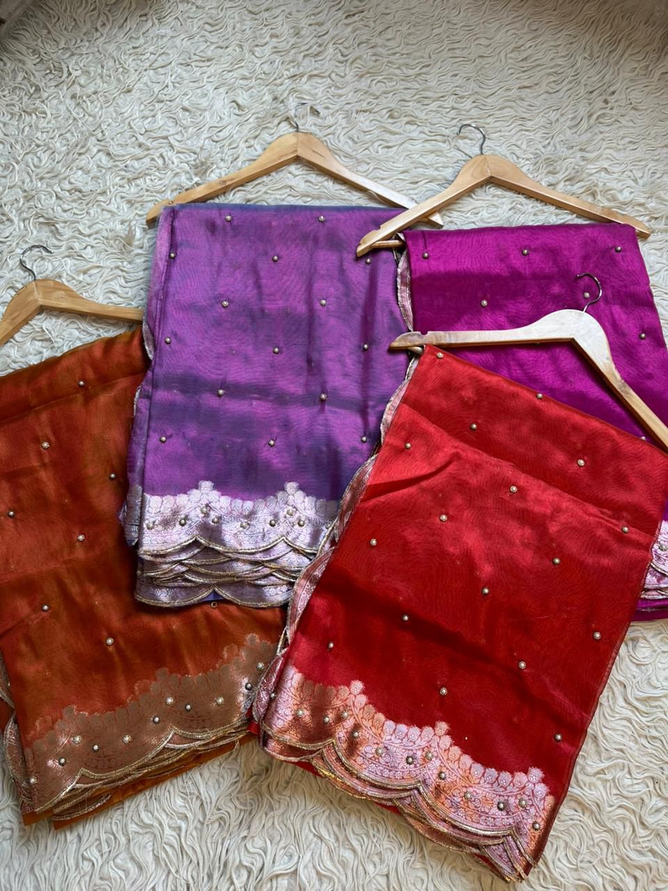 Banarasi Maharani Gold Tissue Saree