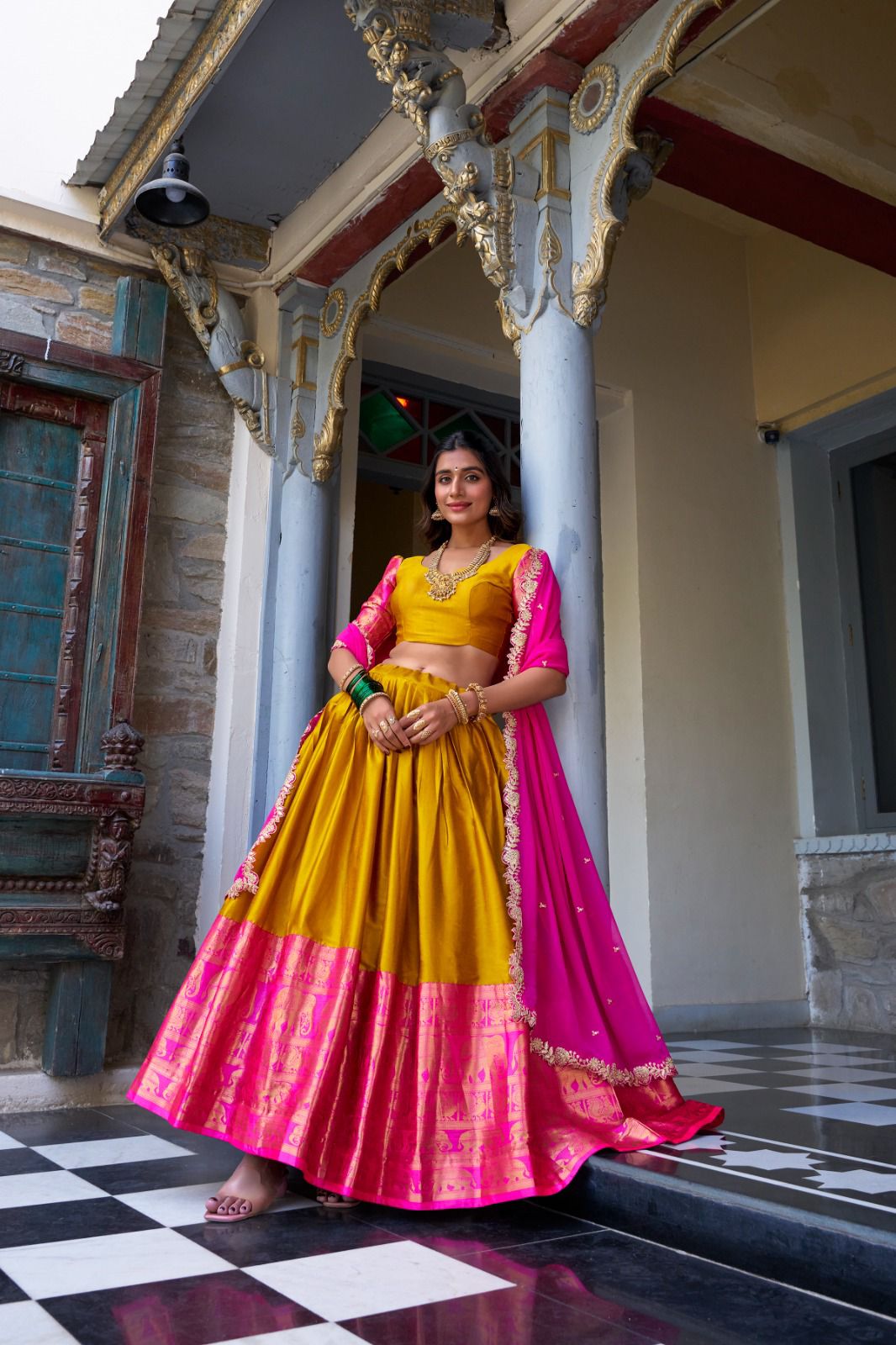 Tarika Narayan Pattu Lehenga Choli