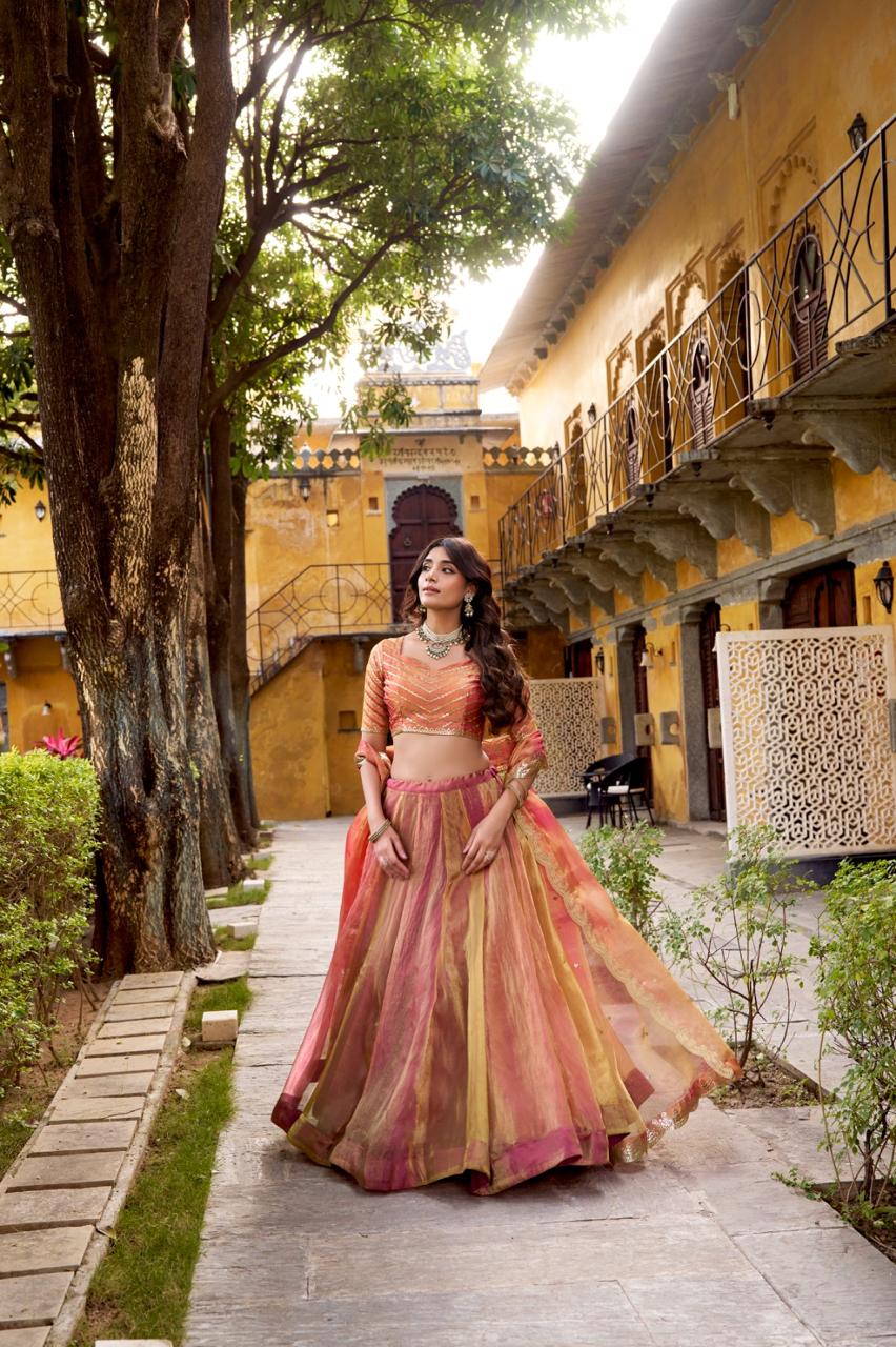 Royal blush lehenga